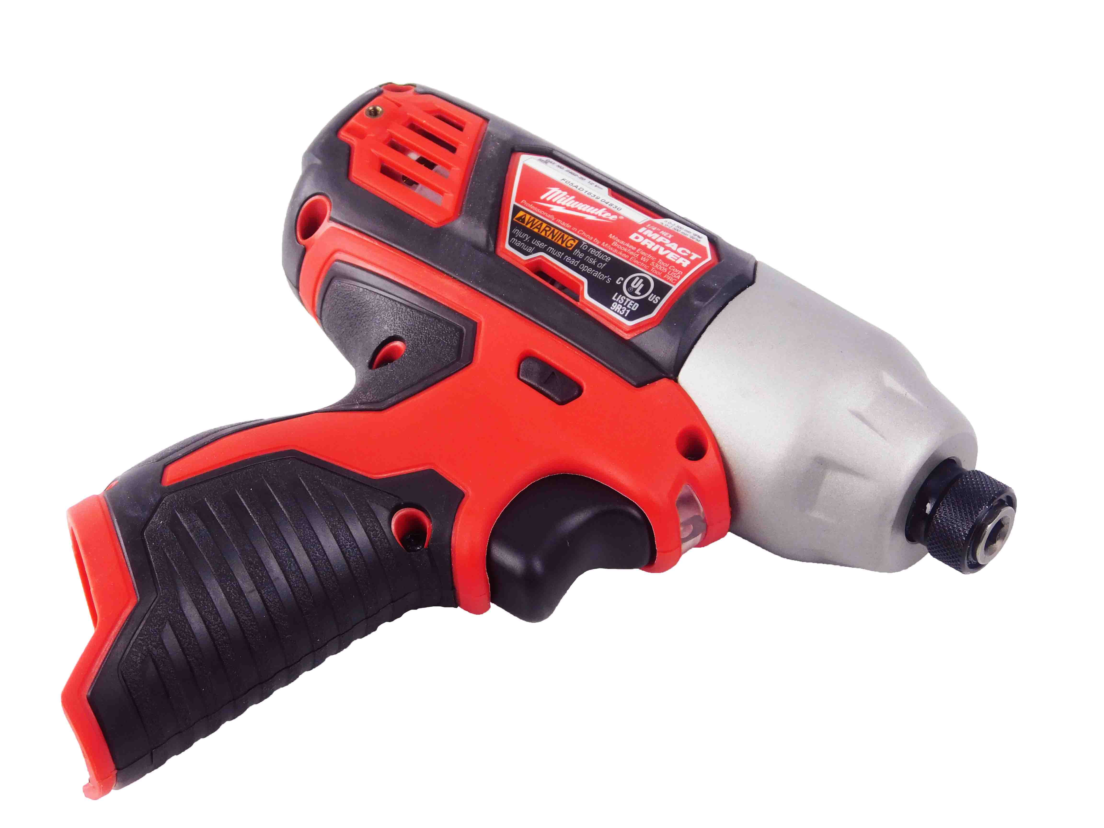 Milwaukee 2462-20 M12 12-Volt Li-ion 1/4″ Cordless Hex Impact Driver Bare Tool