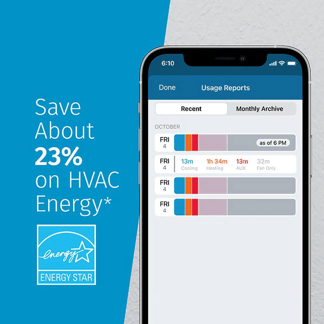 Emerson Sensi Lite Smart Programmable Wi-Fi Thermostat