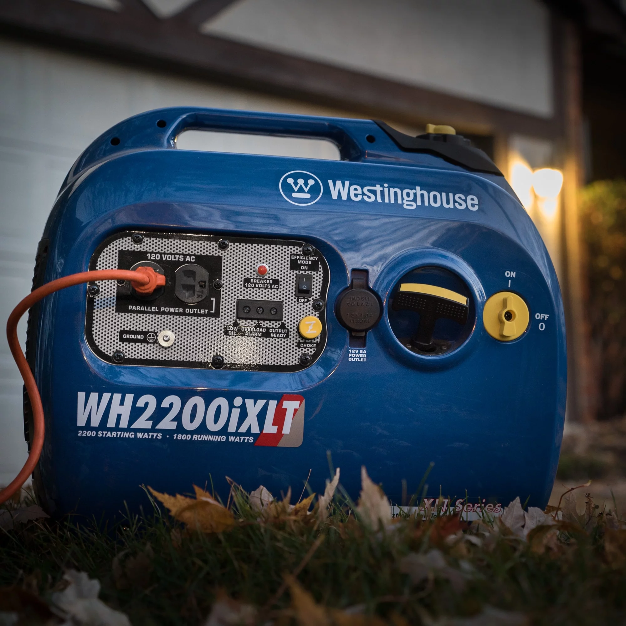 Westinghouse WH2200iXLT Portable Inverter Generator 1800 Rated Watts & 2200 Peak Watts