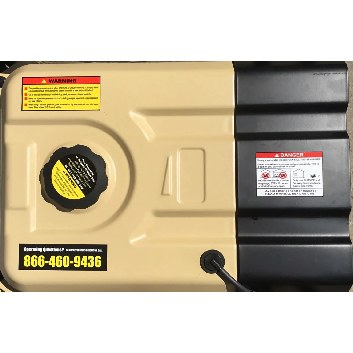 Sportsman Sandstorm Gasoline 4000 Watt Portable Generator – Not CARB Approved