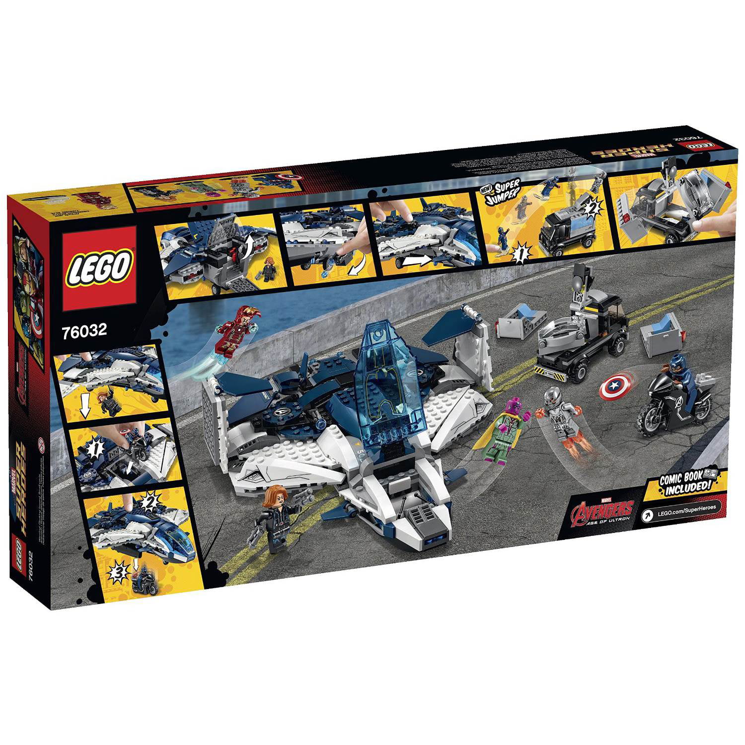 LEGO Superheroes The Quinjet City Chase