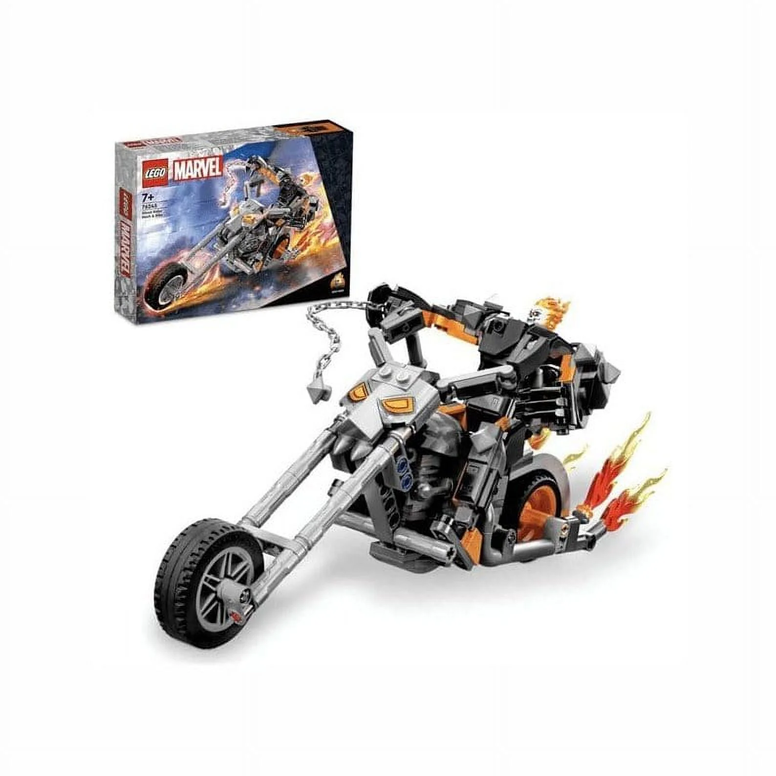 Lego Marvel Ghost Rider Robot and Motorbike 76245