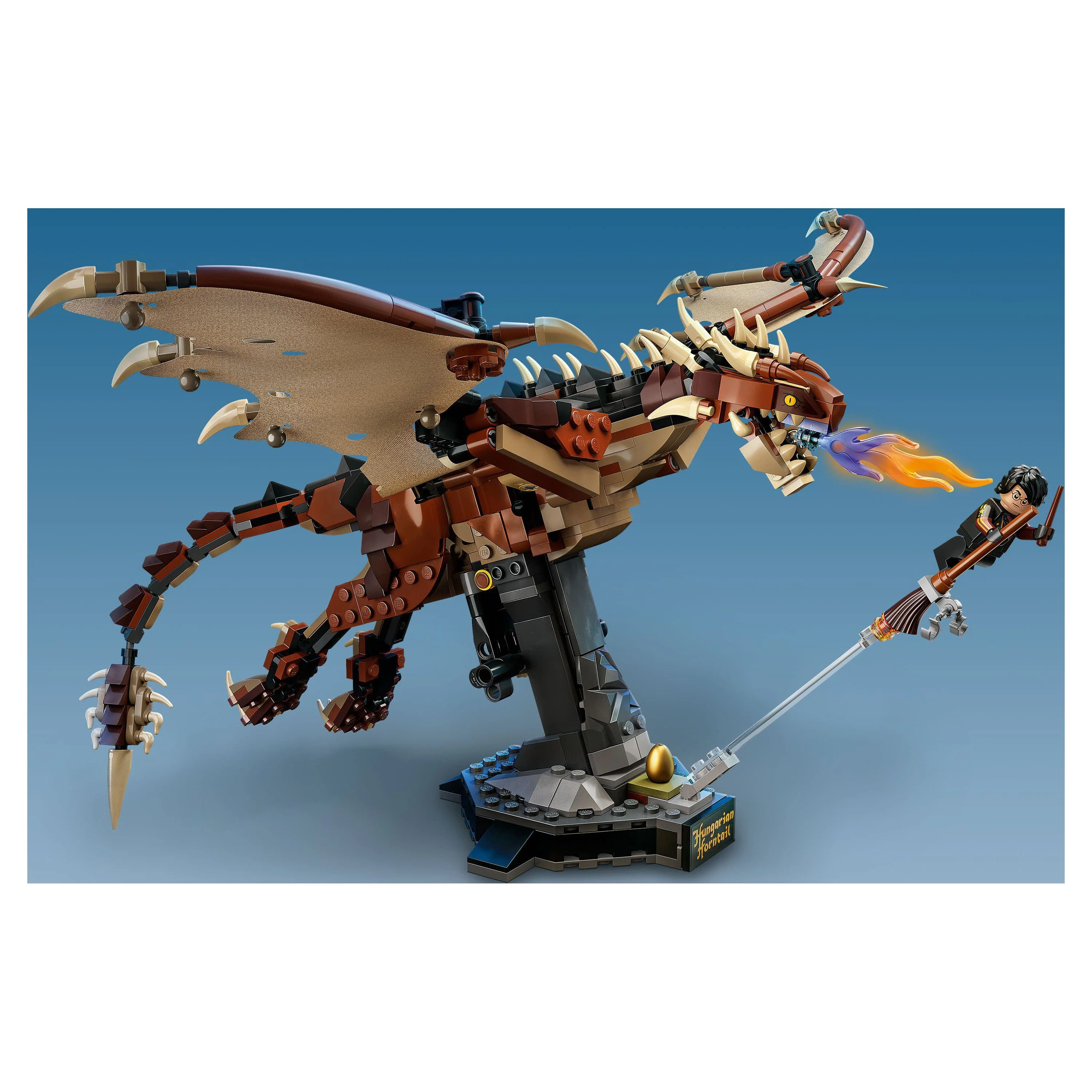 LEGO Harry Potter Hungarian Horntail Dragon 76406 Building Toy, Model Kit, Collectable Room D??cor Accessory Set, Wizarding World Gift