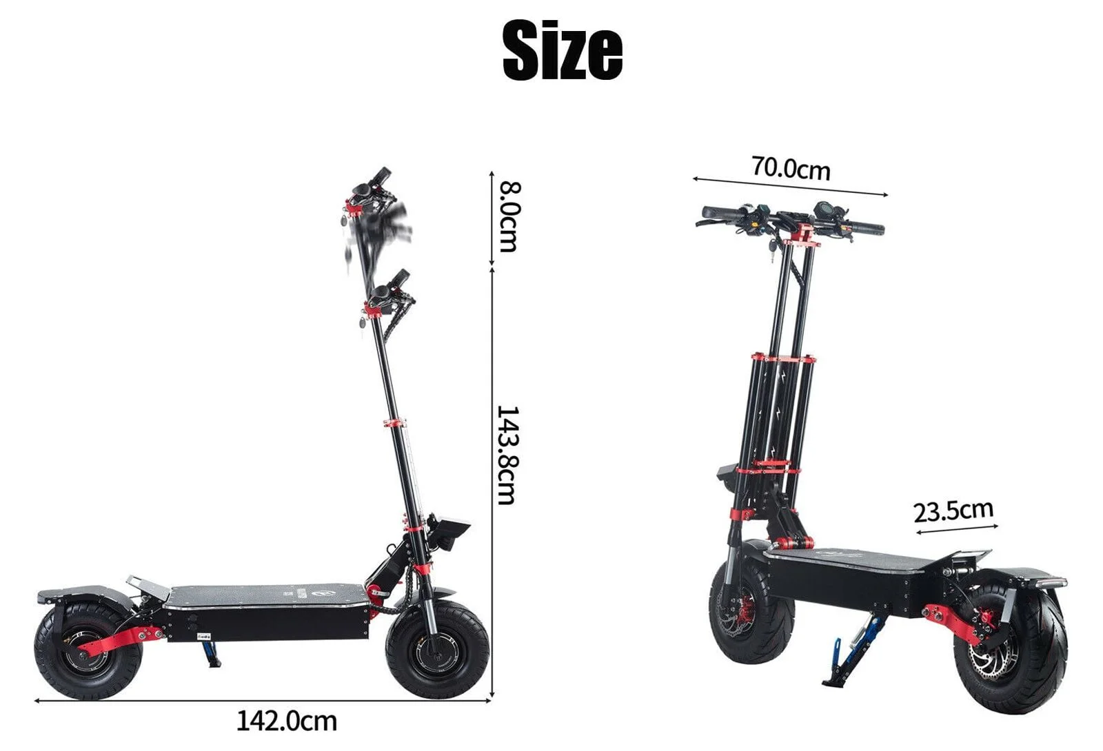 OBARTER X1 Electric Kick Scooter, Max Speed 53 MPH, Long-range Battery 21AH, Foldable and Portable (10 inch tire)