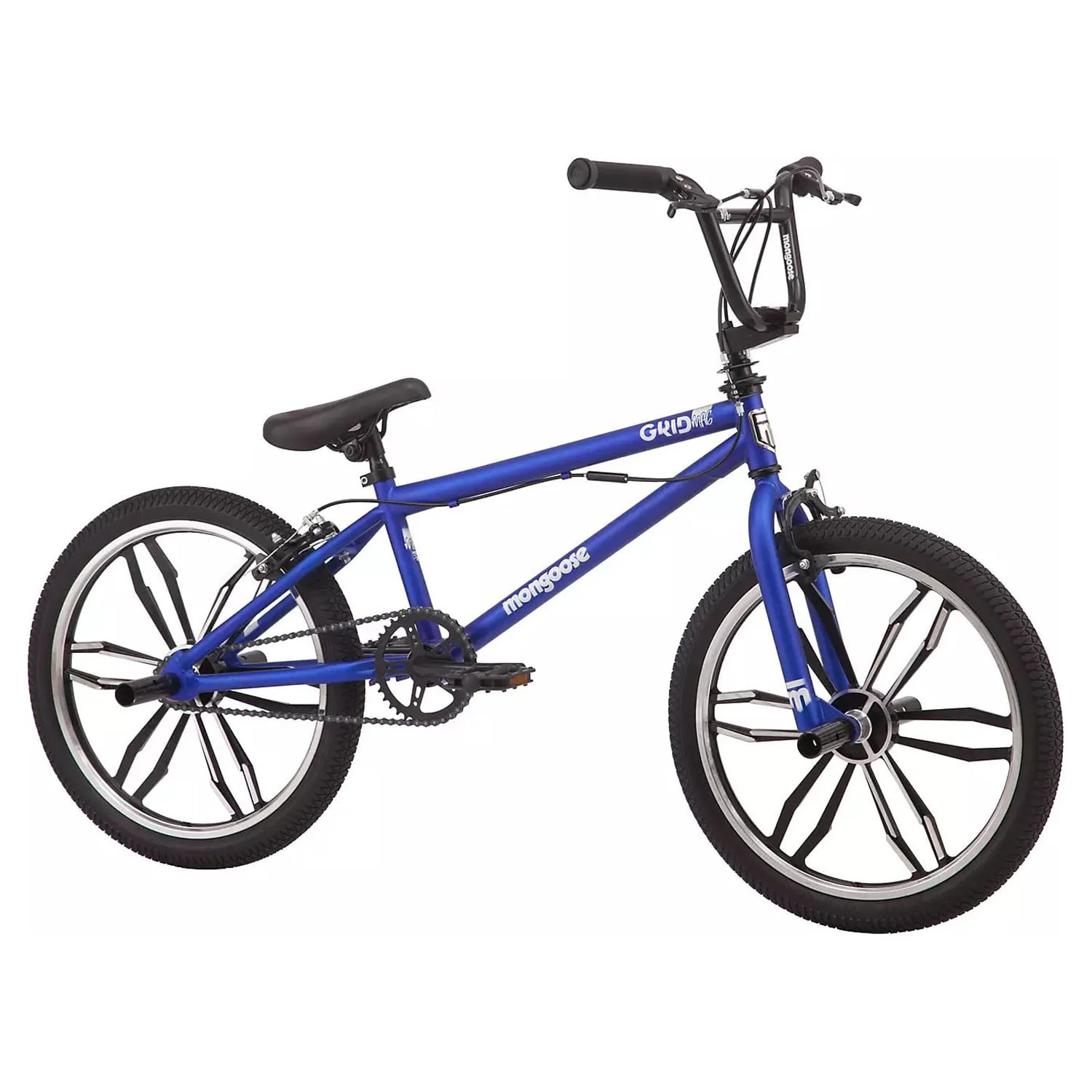 Mongoose Grid Boy’s Freestyle Bicycle Mag, Blue