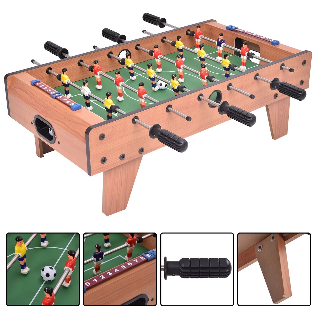 Costway 27” Foosball Table Competition Game Room Soccer football Sports Indoor w/ Legs