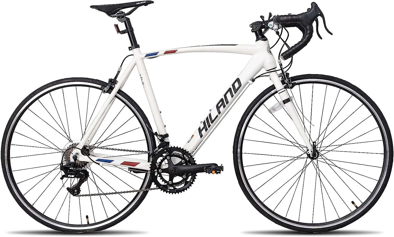 Hiland Road Bike,Shimano 14 Speeds,Light Weight Aluminum Frame,700C Racing Bike for Men