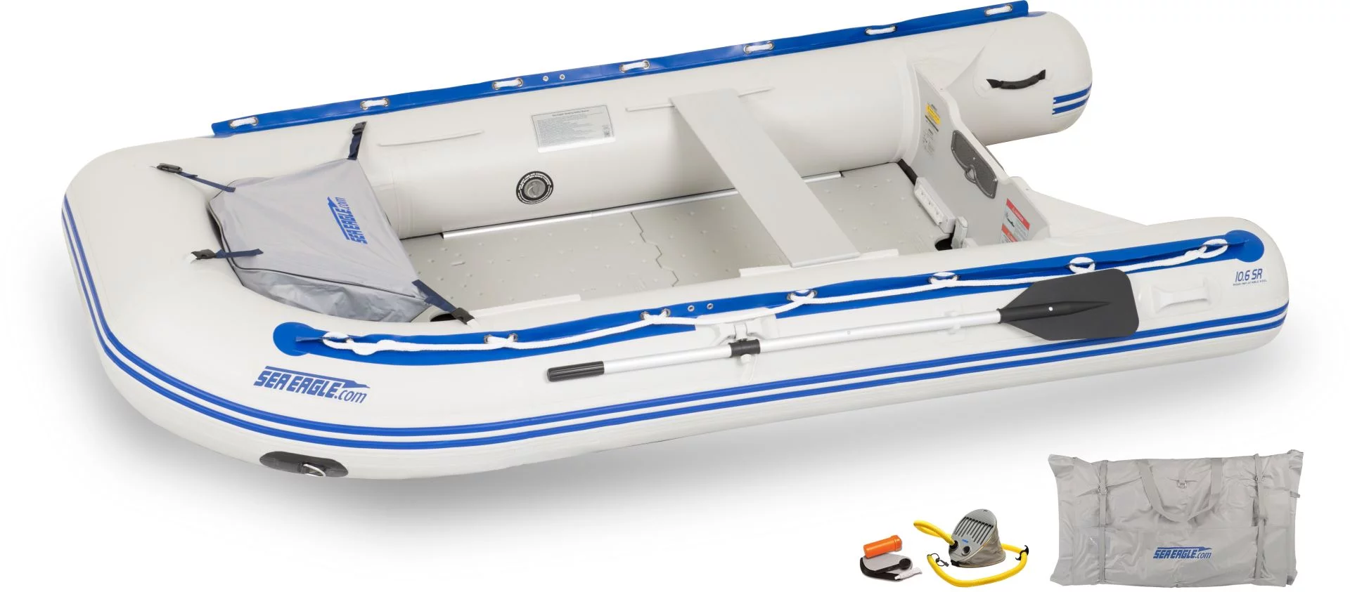 Sea Eagle 10’6″ Sport Runabout Drop Stitch Deluxe Package Inflatable Boat