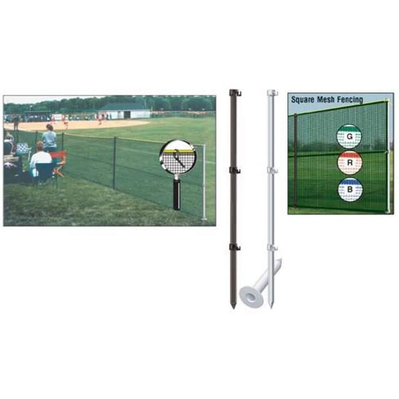 Markers Inc  Outfield Package with Smart Pole Set – Blue