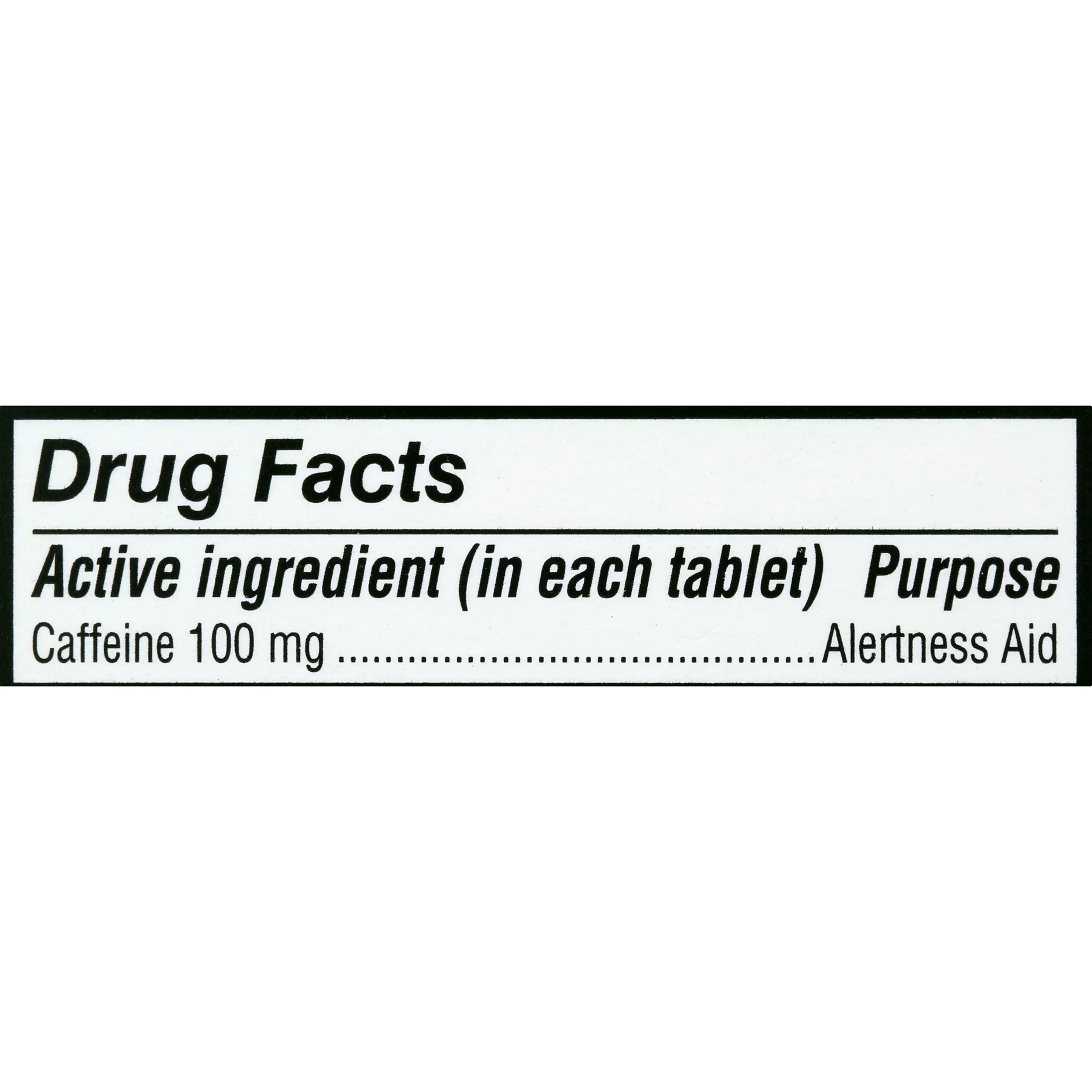 Jet-Alert Regular Strength Caffeine 100mg, 120ct Tablet