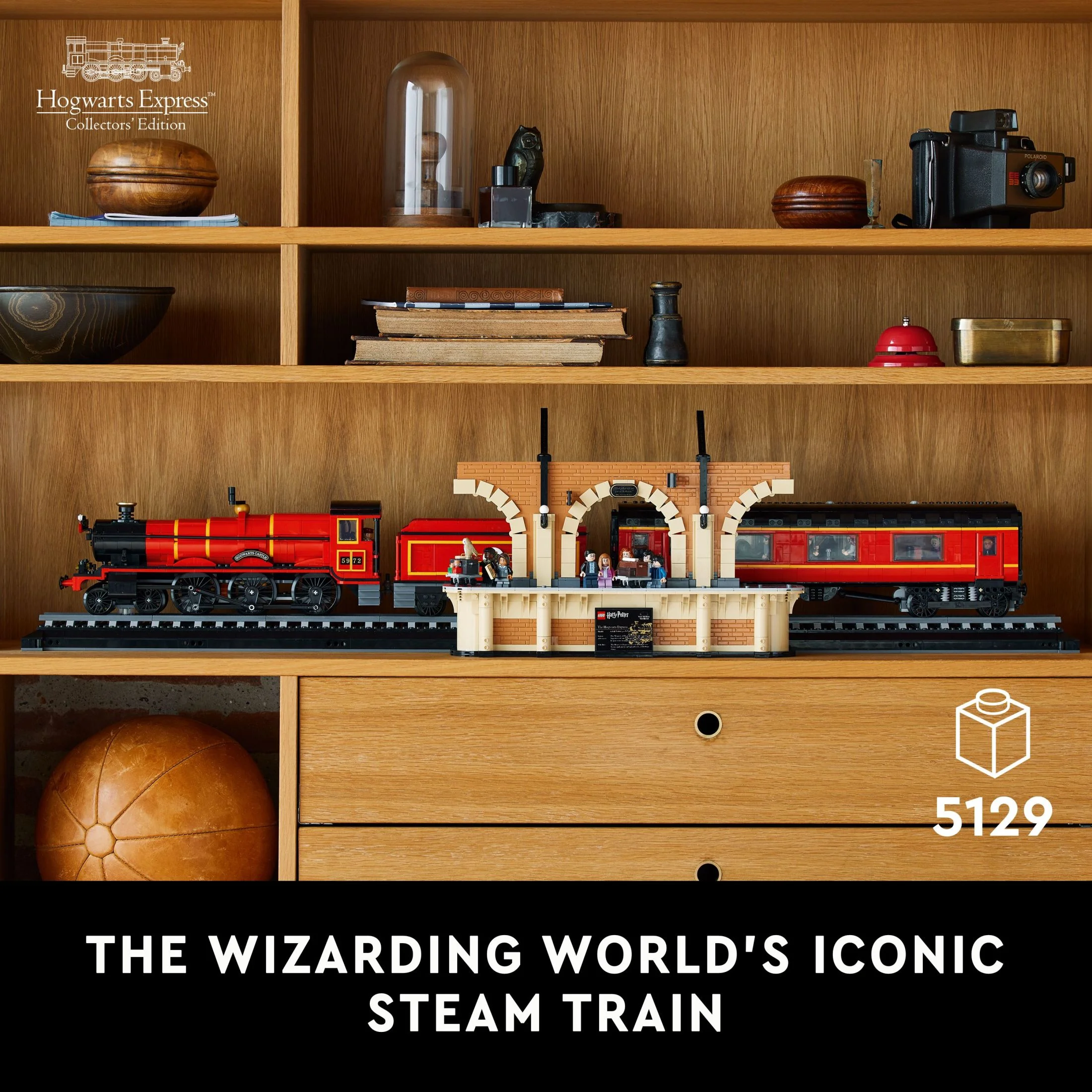 LEGO Harry Potter Hogwarts Express ?C Collectors’ Edition 76405, Iconic Replica Model Steam Train from the Films, Collectible Memorabilia Set for Adults