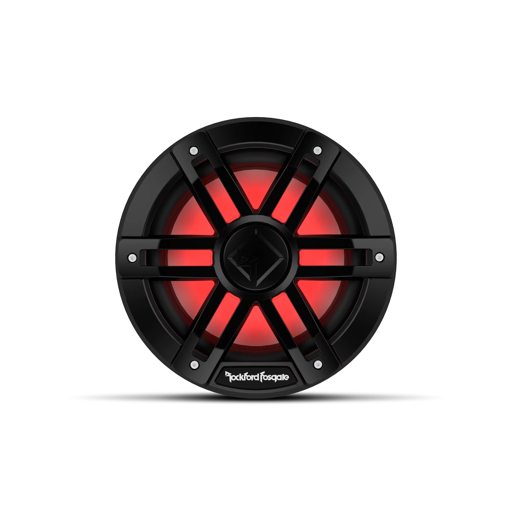 Rockford Fosgate M1D4-8B Color Optix 8″ DVC 4-Ohm Multicolor LED Lighted Marine Subwoofer – Black