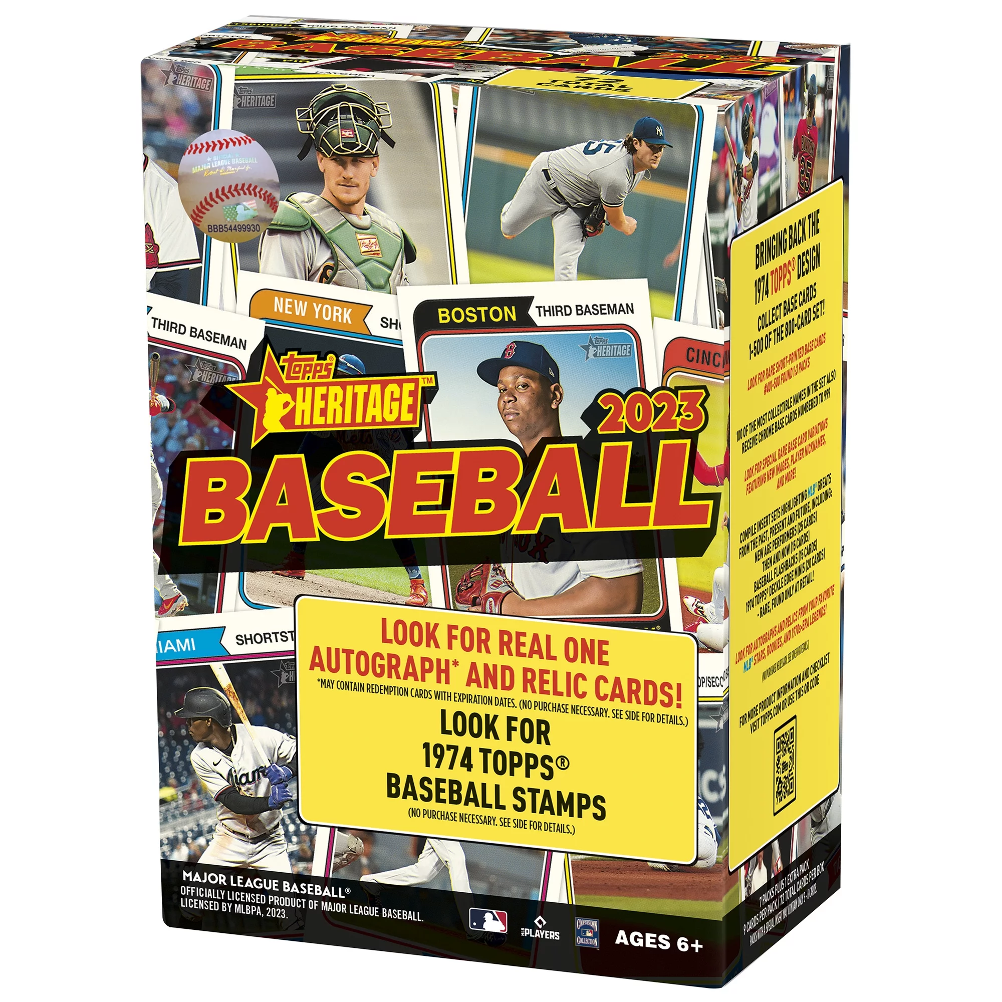 2023 Topps Heritage Baseball Factory Sealed Value Box