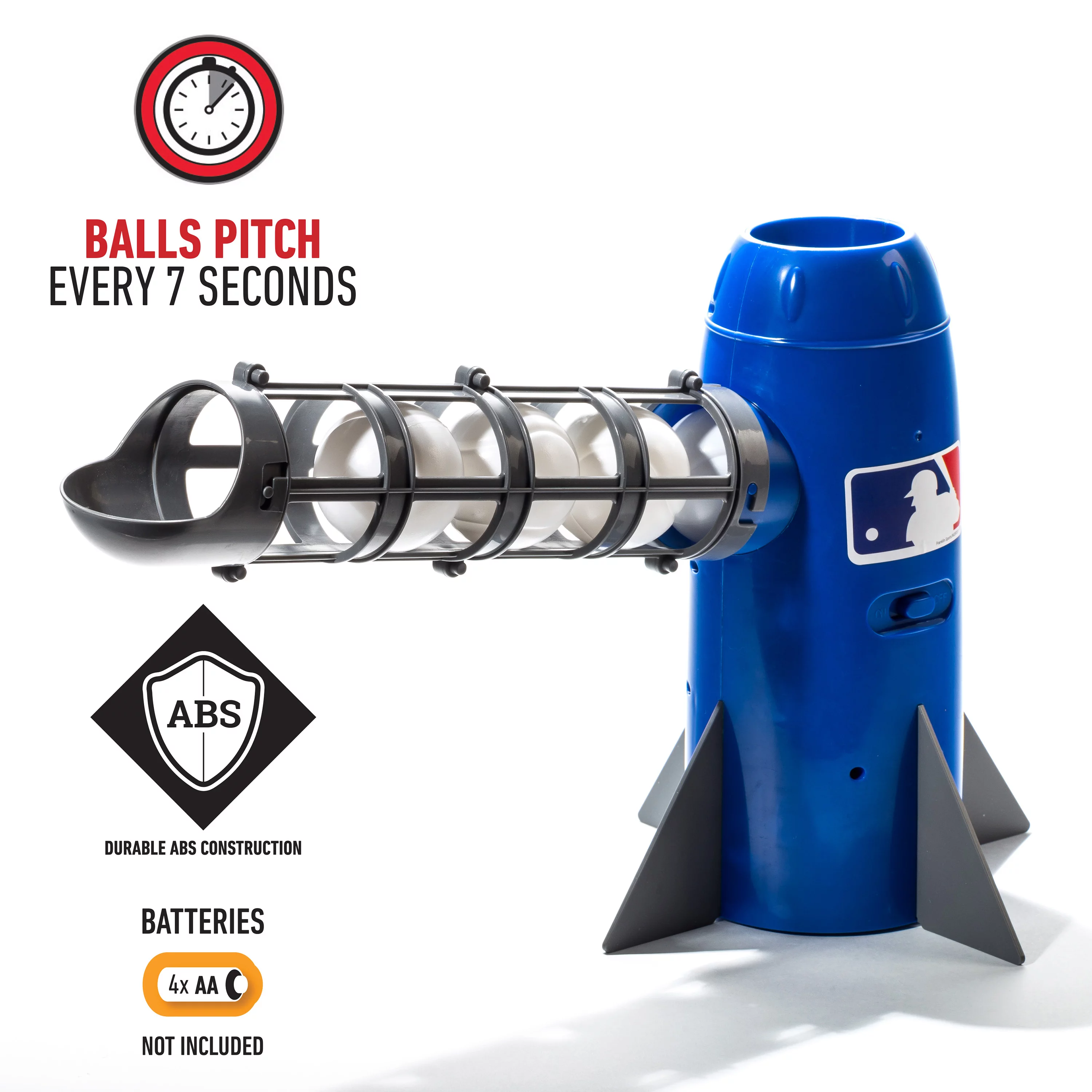 Franklin Sports Kids Teeball Pitching Machine – MLB Pop Rocket