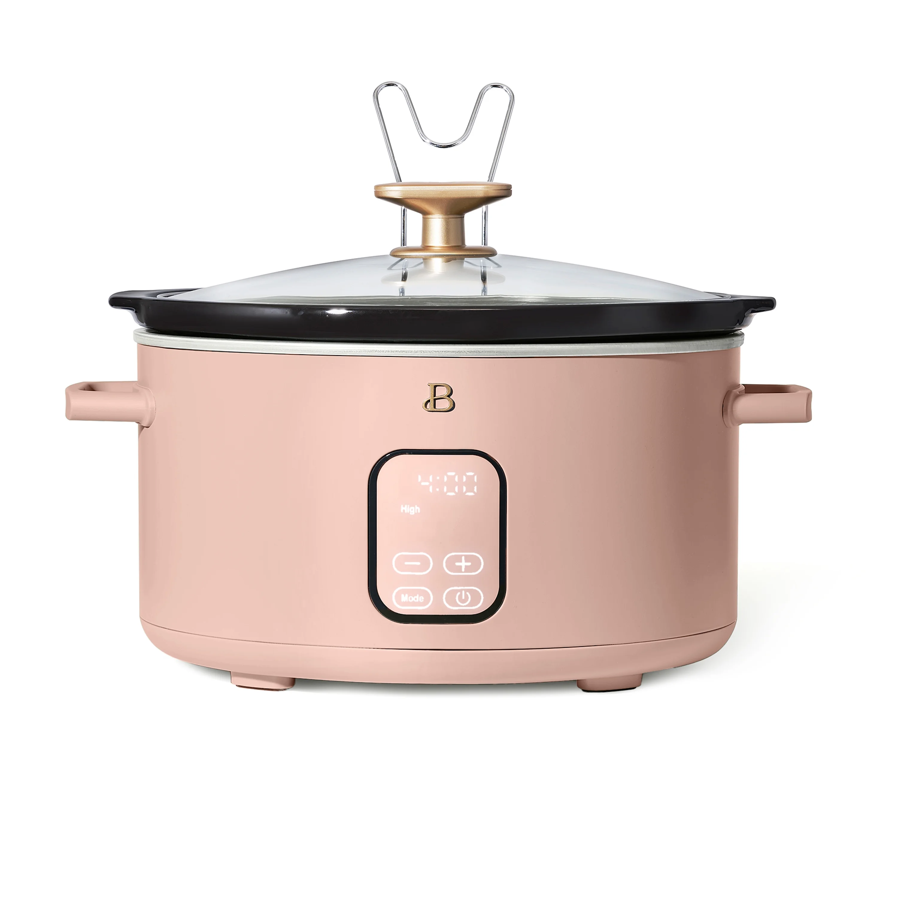 Beautiful 6 Qt Programmable Slow Cooker, Porcini Taupe by Drew Barrymore