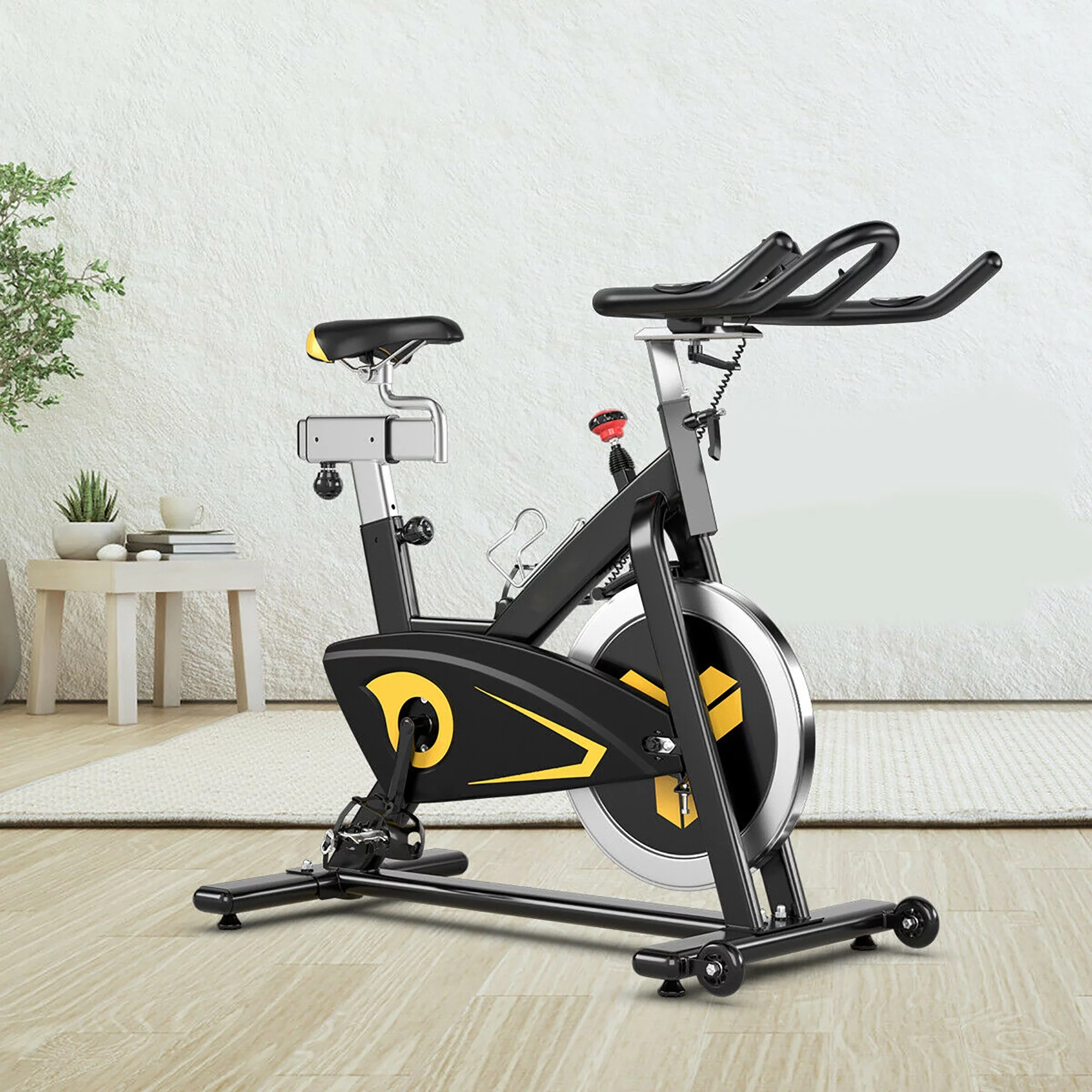 Costway Magnetic Exercise Bike Stationary Belt Drive