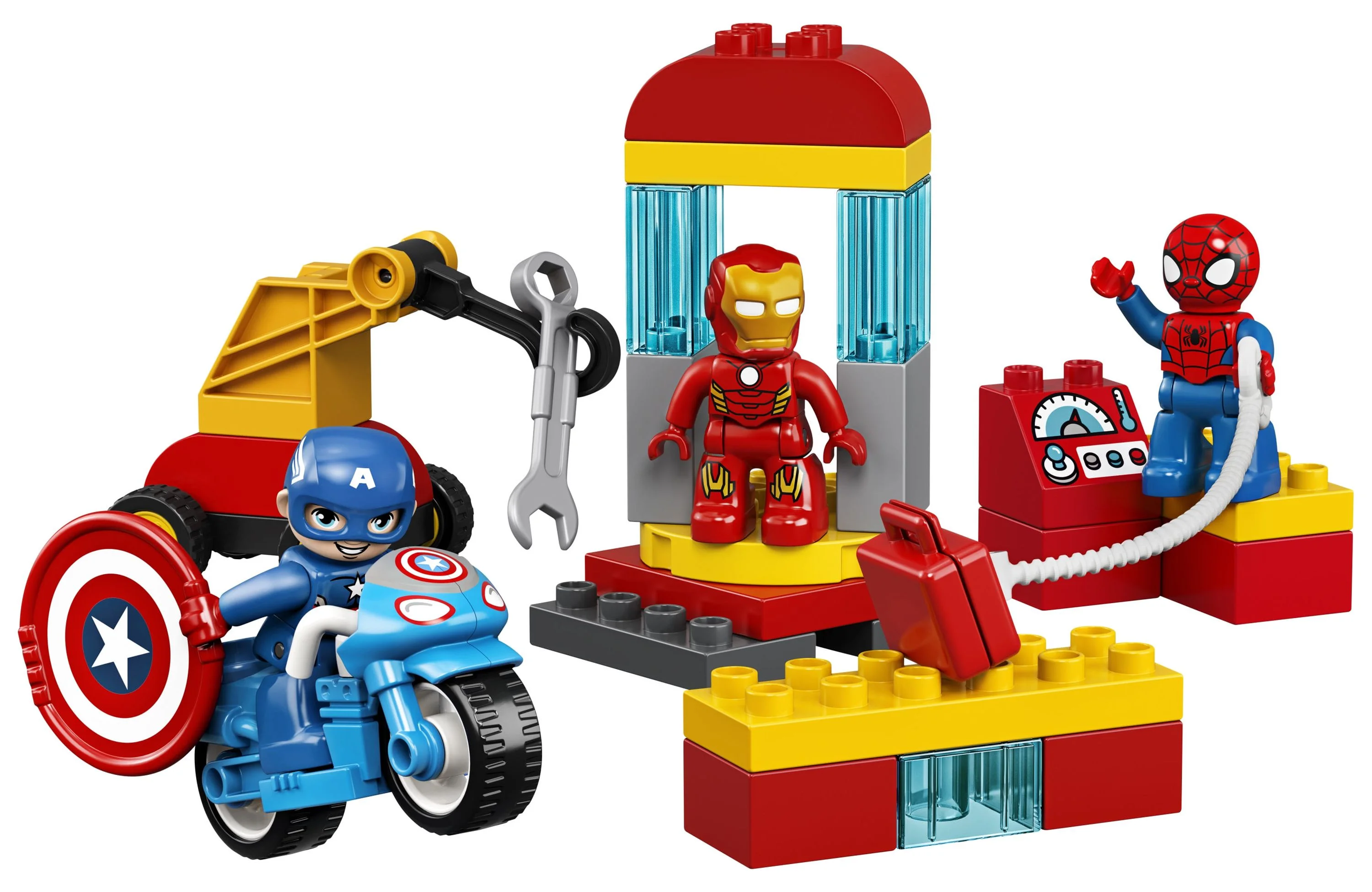 LEGO DUPLO Super Heroes Lab 10921 Marvel Avengers Construction Toy for Toddlers (30 Pieces)