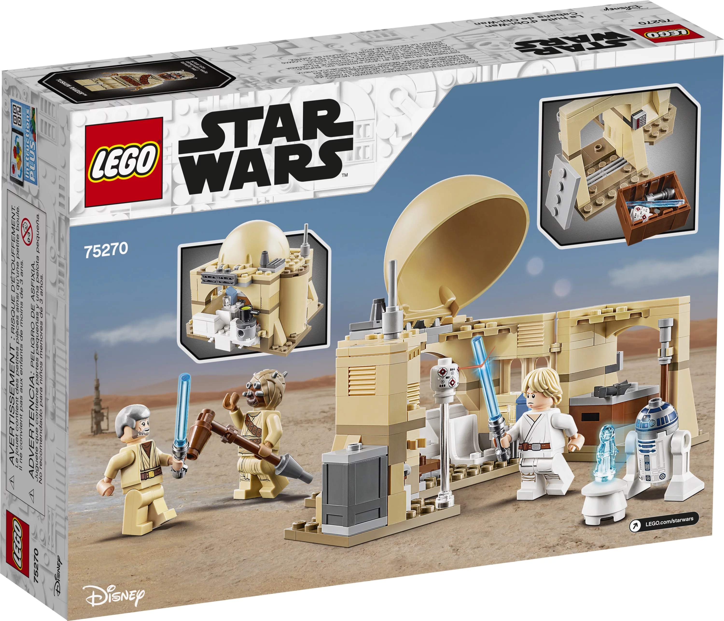 LEGO Star Wars: A New Hope Obi-Wan’s Hut 75270 Adventure Building Toy for Children 7+ (200 pieces)