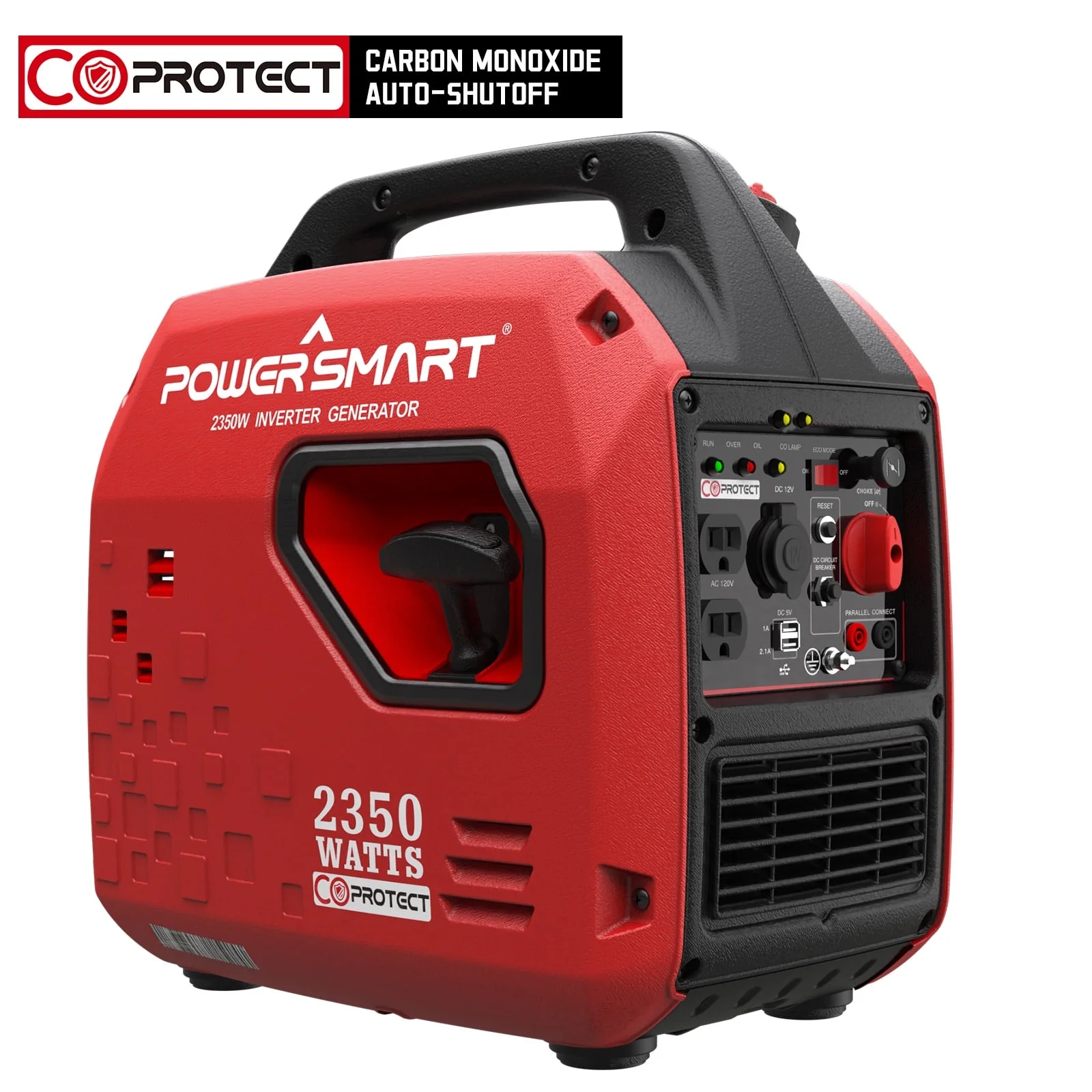 PowerSmart 2350-Watt Portable Gasoline Inverter Generator, Lightweight .generator for camping PS5025C