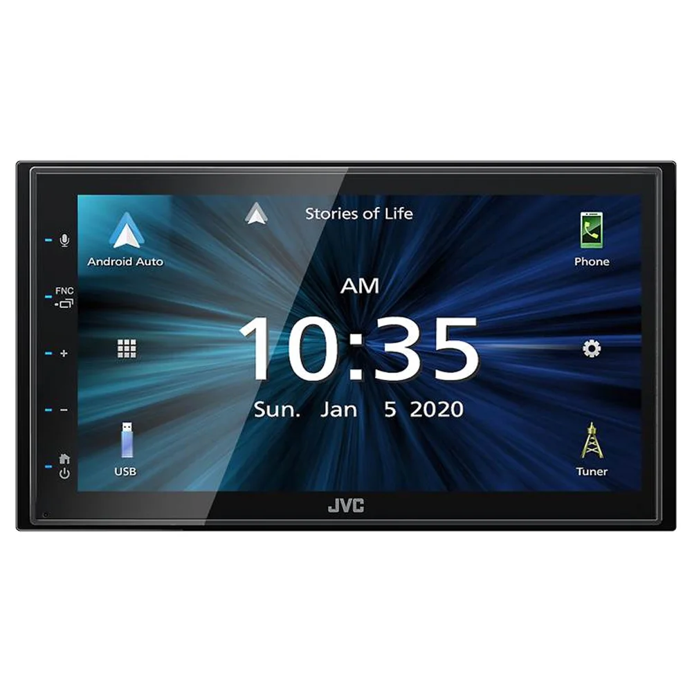 New JVC KW-M560BT 6.8″ Multimedia Receiver (Does not play CDs) with SiriusXM Tuner