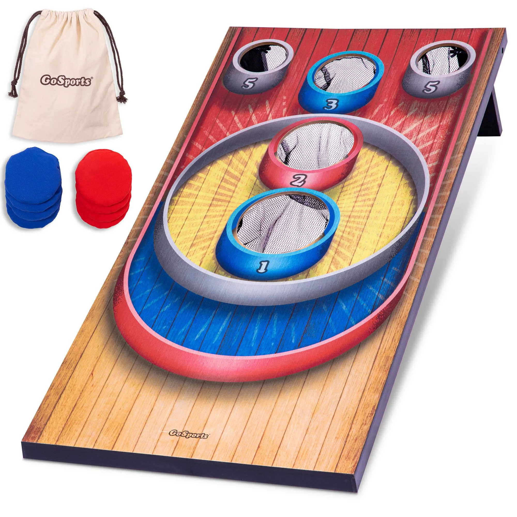 GoSports Carnival Arcade Toss Cornhole Game – Indoor or Outdoor Bean Bag Toss