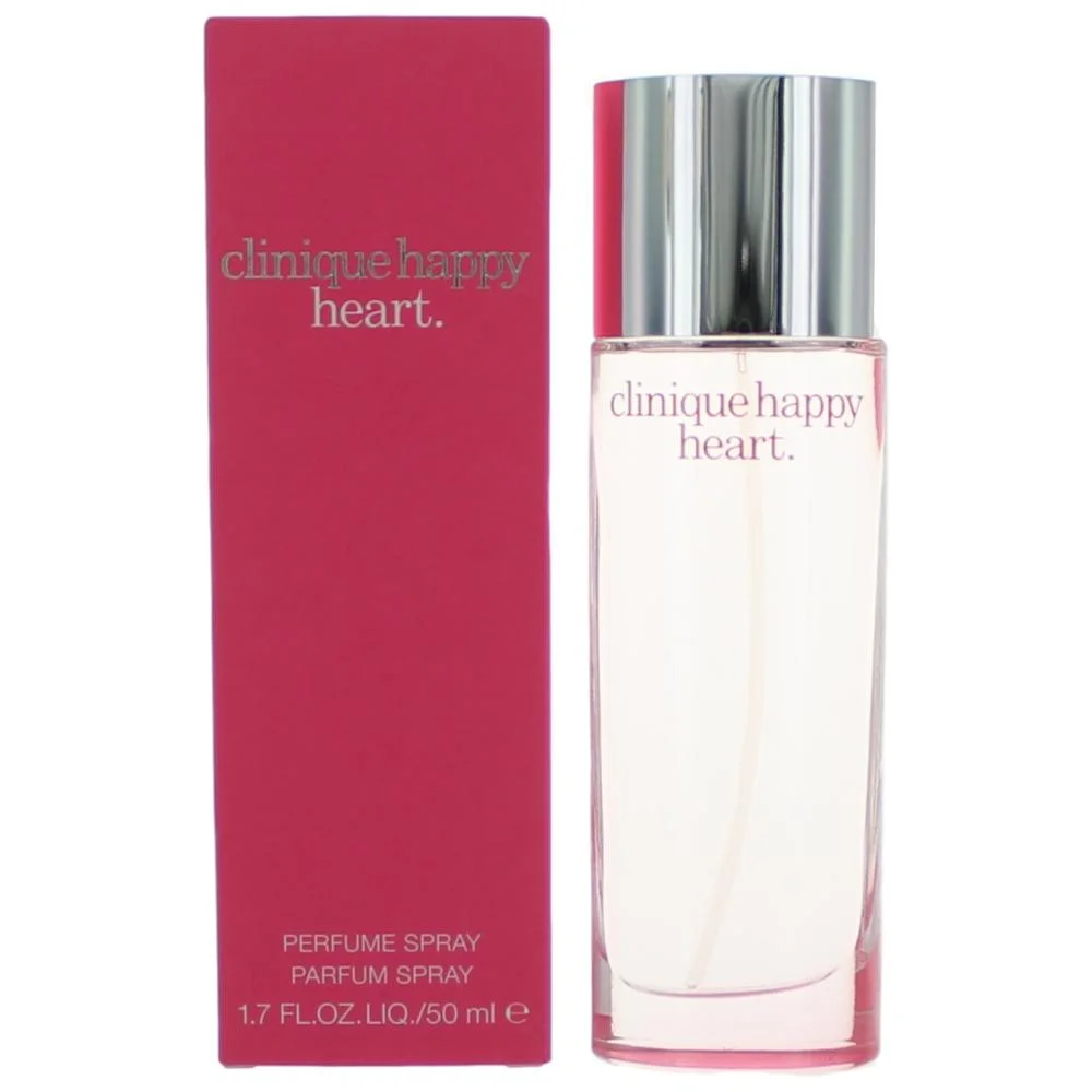 Clinique Happy Heart Perfume Spray, Perfume for Women, 1.7 Oz