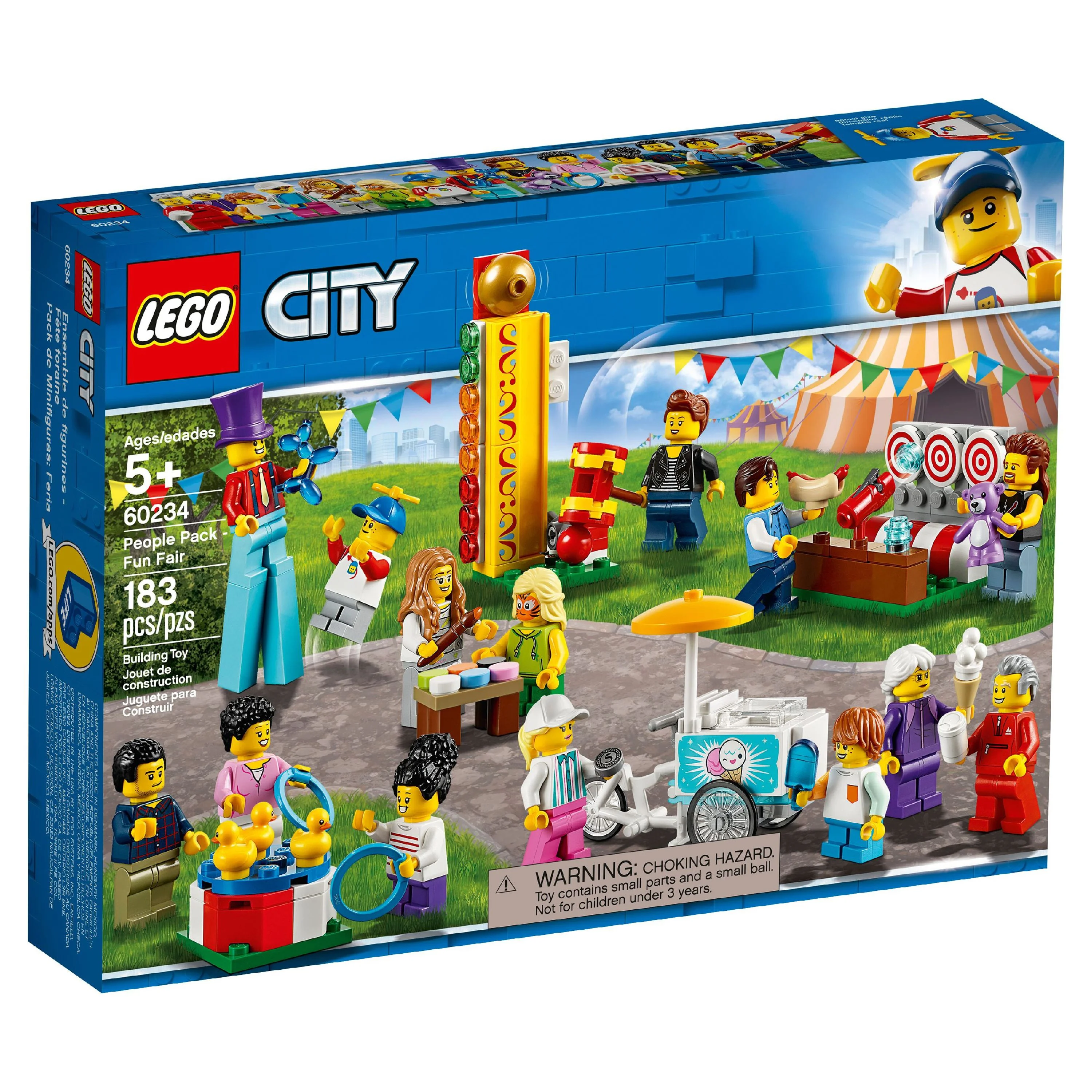 LEGO City People Pack – Fun Fair 60234 Toy Fair Building Set (183 Pieces)