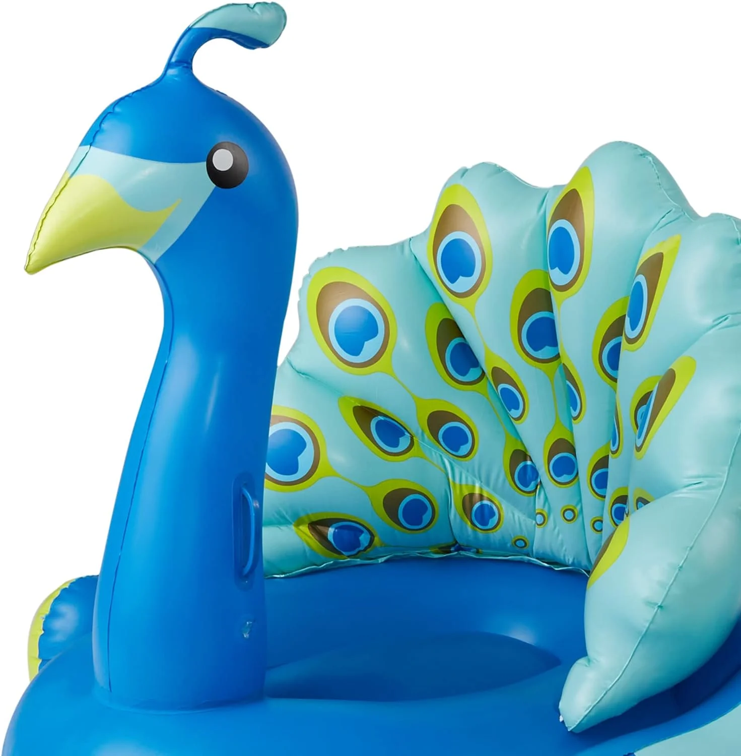 Swimline Vinyl Giant Inflatable Peacock Pool Float