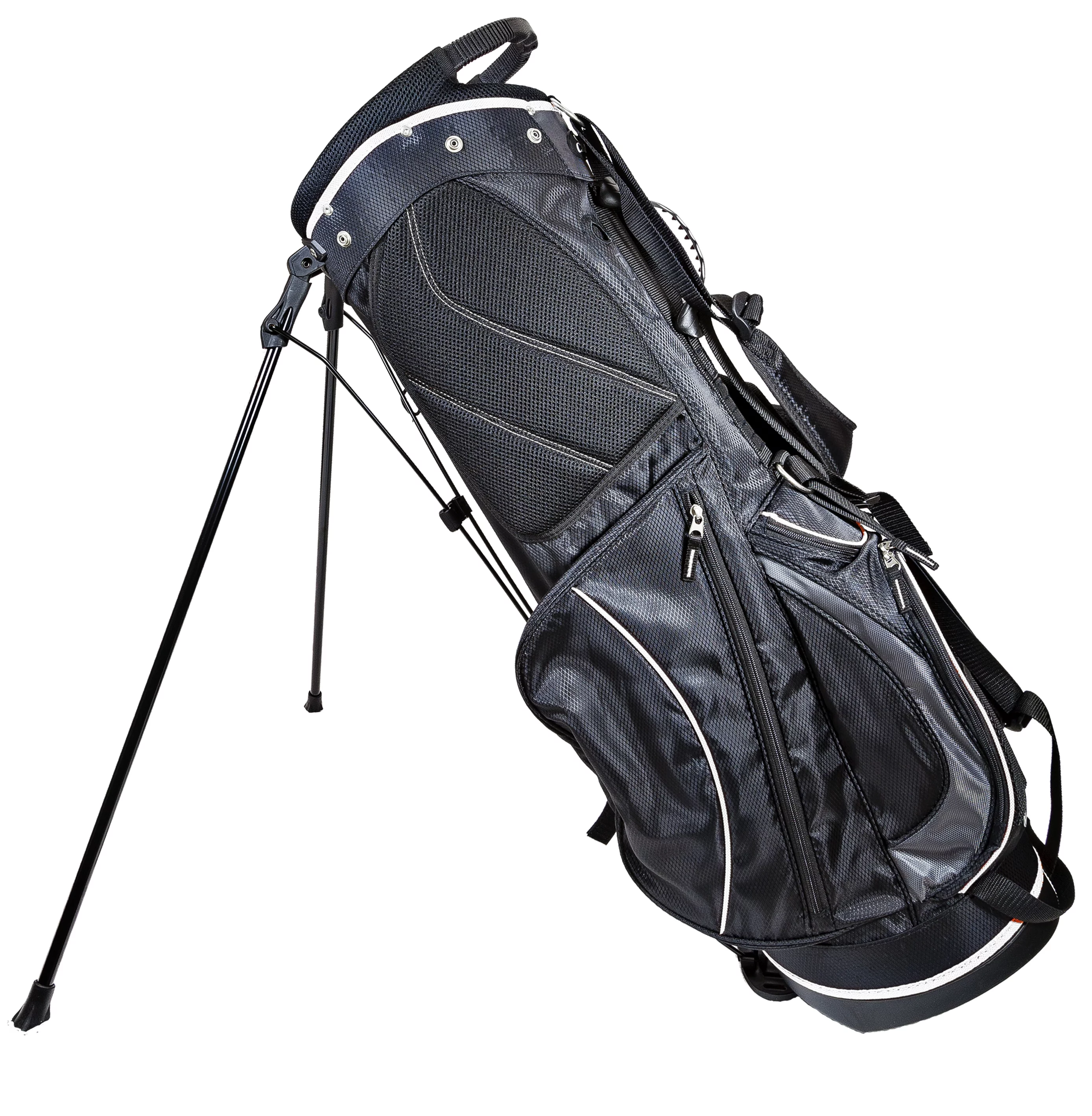 Club Champ Golf Stand Bag, 7 Way, Black