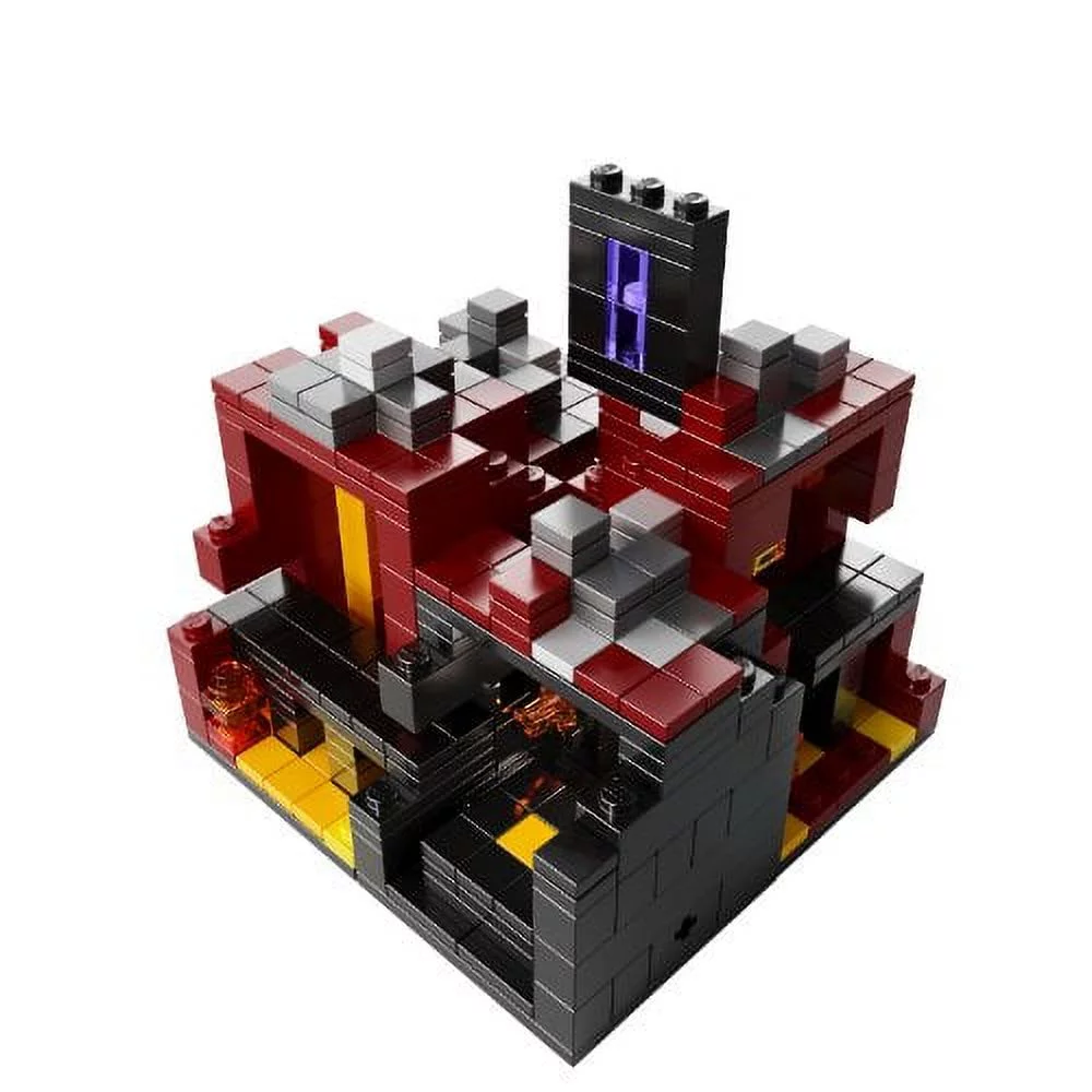 LEGO Minecraft Micro World: The Nether 21106 Ghast Zombie Pigman Biomes Micromob Build