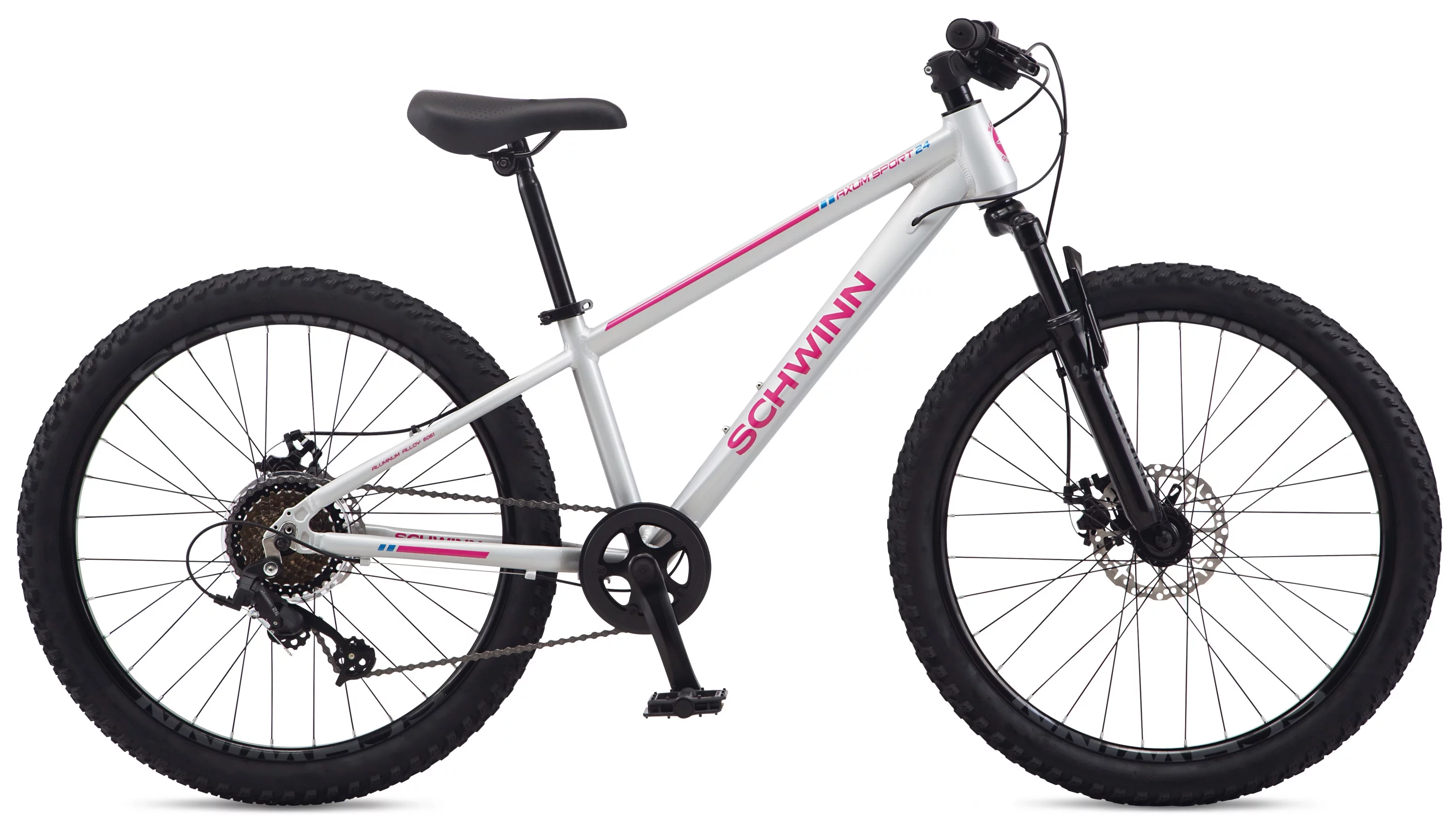 Schwinn 24-in. Axum Sport Kids Unisex Mountain Bike, Gray