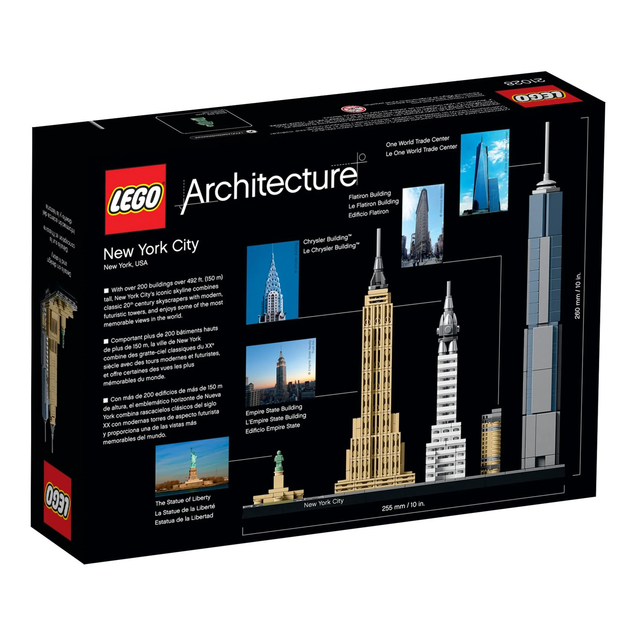 LEGO Architecture New York City Skyline 21028, Collectible Model Kit for Adults to Build, Creative Activity, Home D??cor Gift Idea