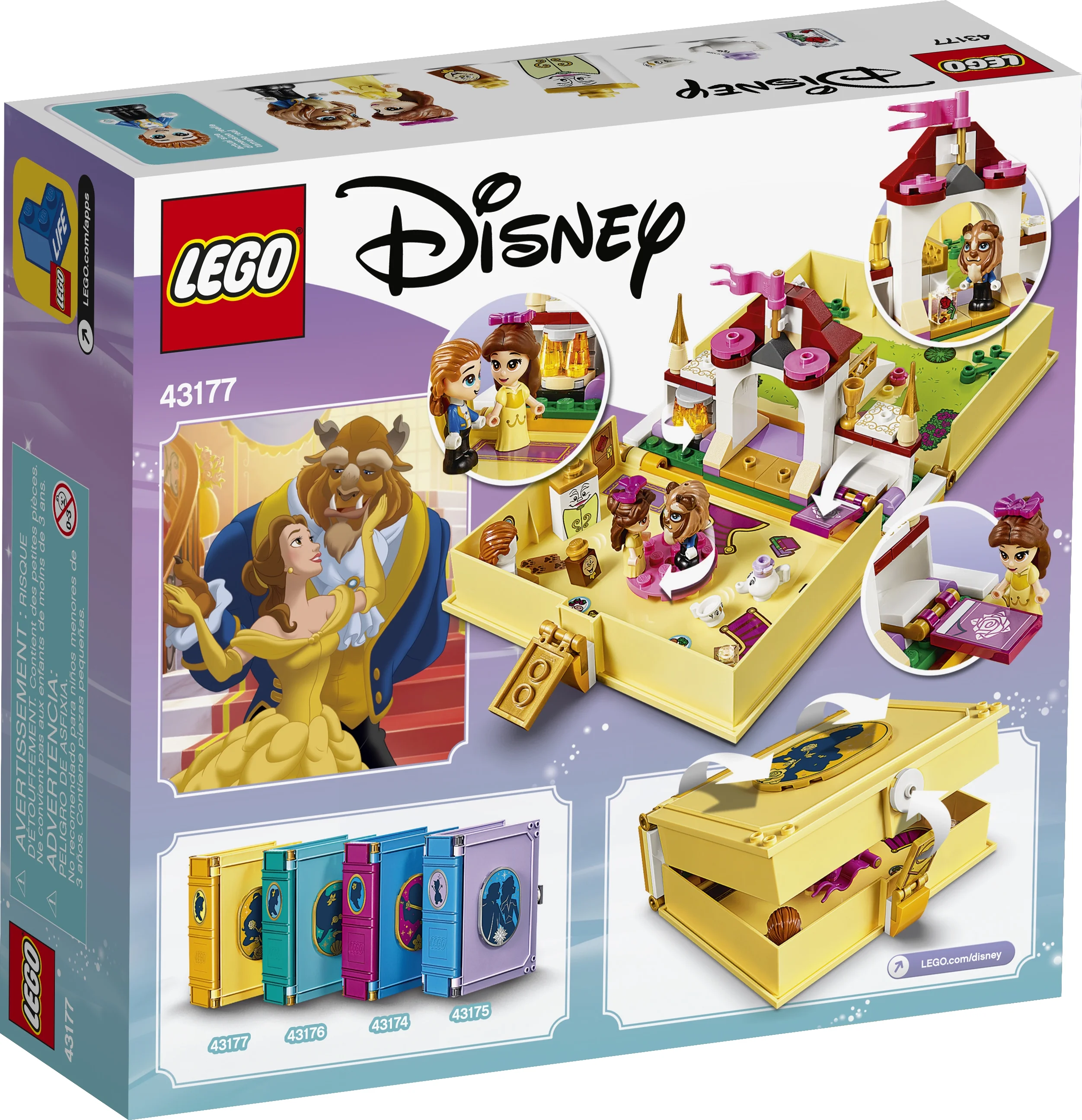 LEGO Disney Belle’s Storybook Adventures 43177 Building Kit Toy (111 Pieces)