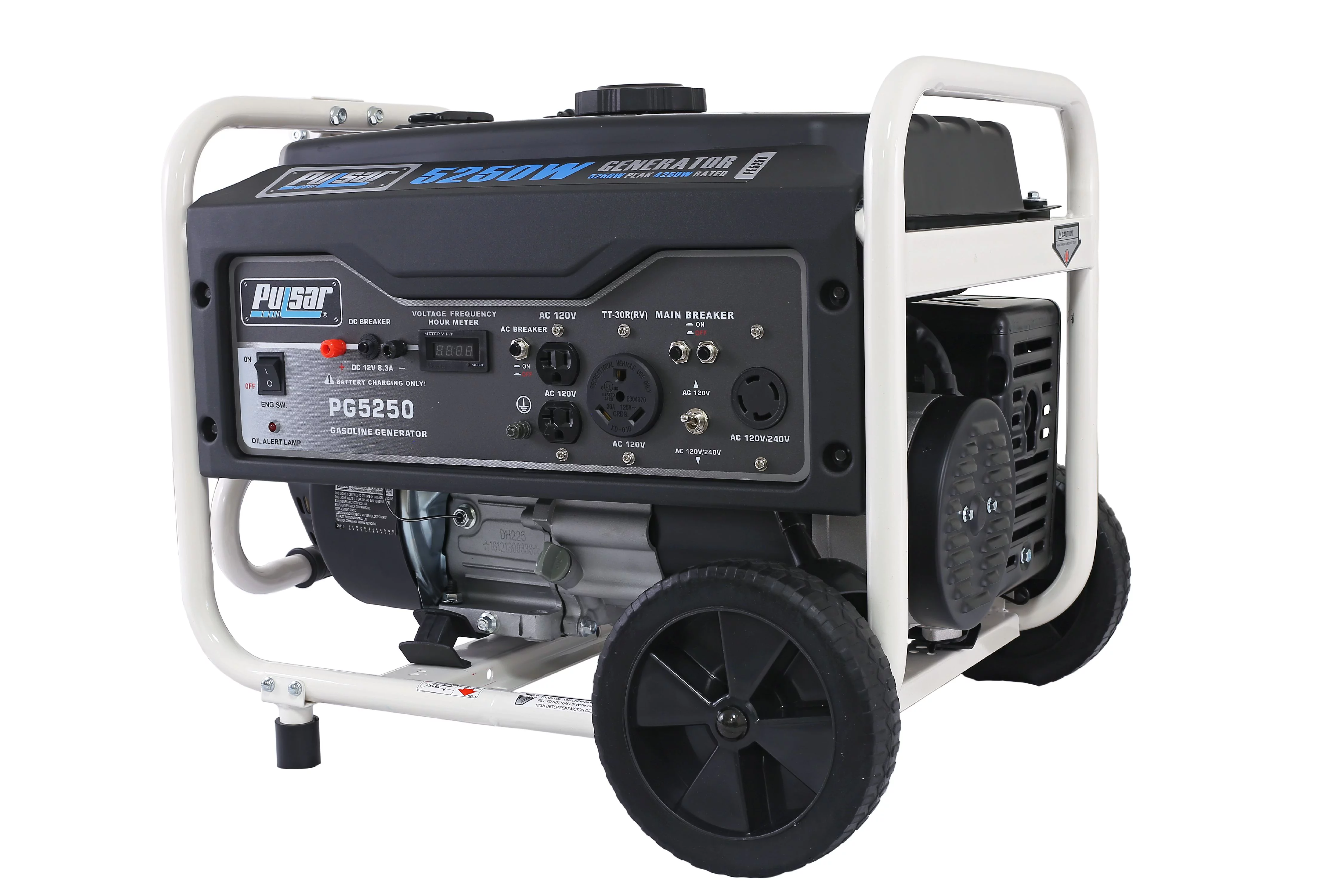 Pulsar 5,250 Peak Watt Gas-Powered Portable Generator