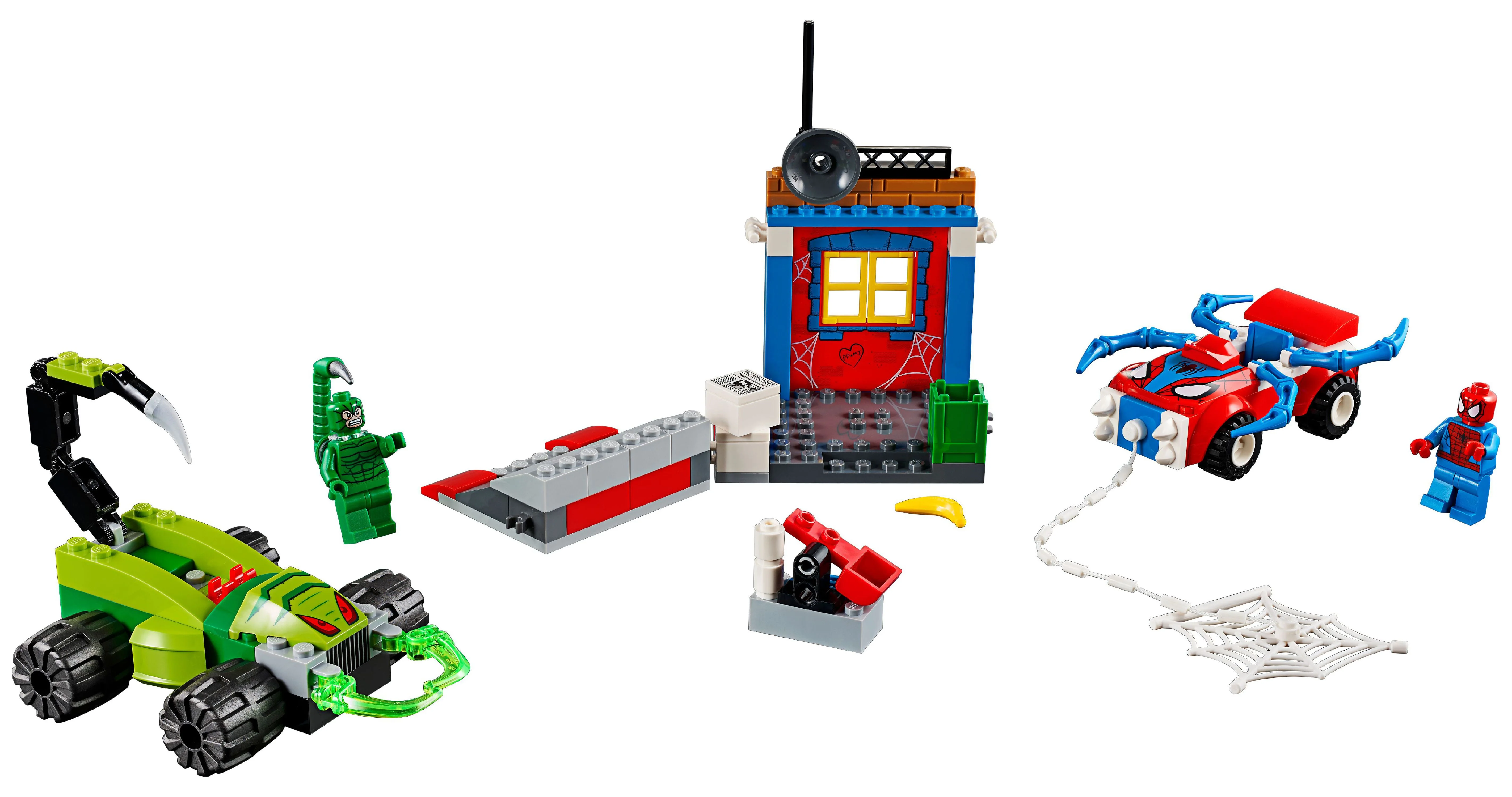 LEGO 4+ Spider-Man vs. Scorpion Street Showdown 10754