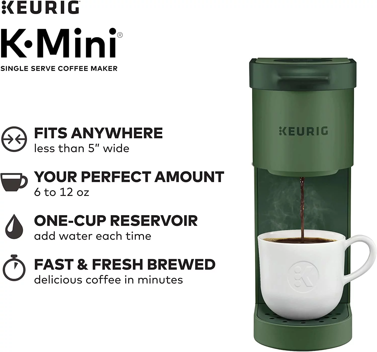 Keurig K-Mini Single Serve Coffee Maker, Black