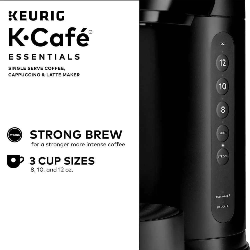 Restored Keurig 5000365473 K-Cafe Essentials Single Serve K-Cup Coffee Maker (Refurbished)