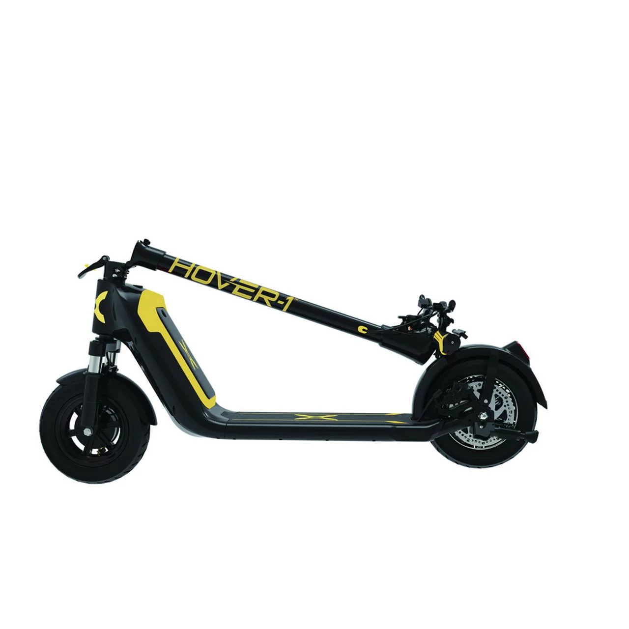 Hover-1 Yellow Helios Electric Scooter with 500W Motor, 18 mph Max Speed, and 24 Miles Max Range, UL 2272 Certified