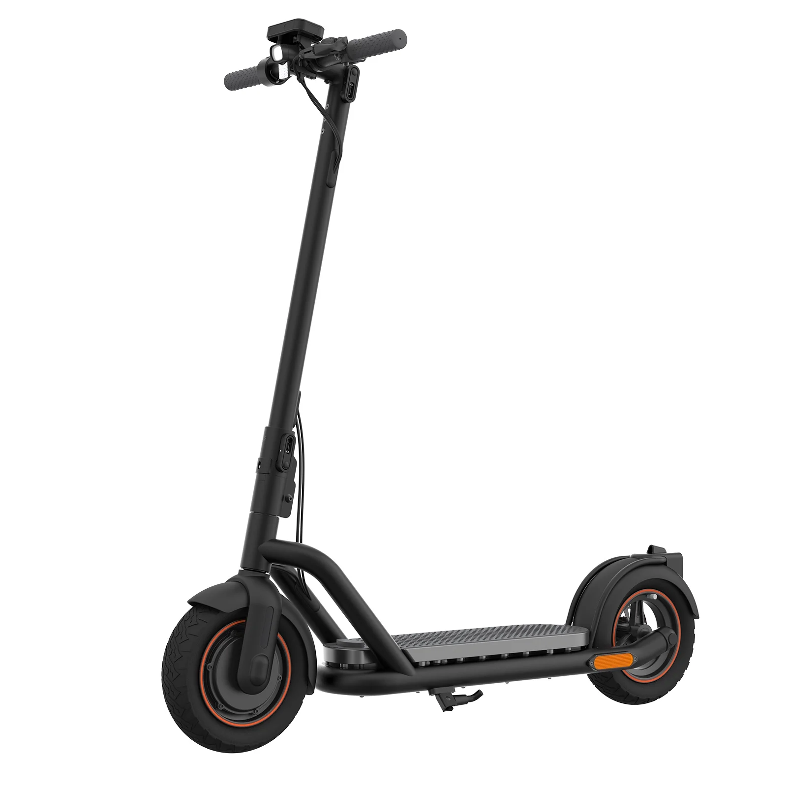 NAVEE N65 Electric Scooter for Adults, 500W Motor, 10” Pneumatic Tires, 40 Miles Range, Double Folding Kick Scooter