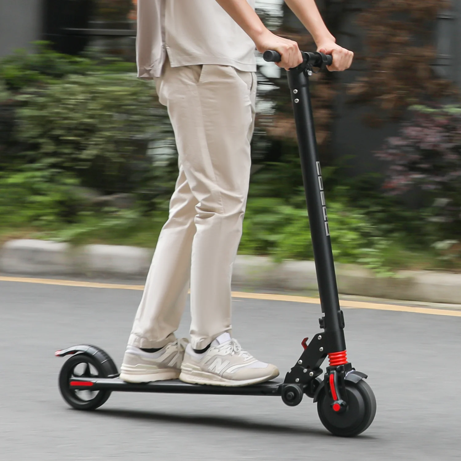 MADOG 300W Electric Scooter 8-11 Miles Long Range and 6/12/19 MPH Portable Folding Commuting Scooter for Adults, eABS Dual Braking System and App Control, Black