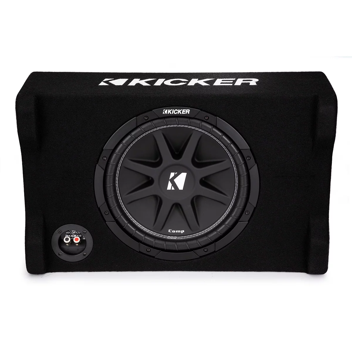 New Kicker 48CDF124 Comp 12″ Down-Firing Loaded Subwoofer Enclosure