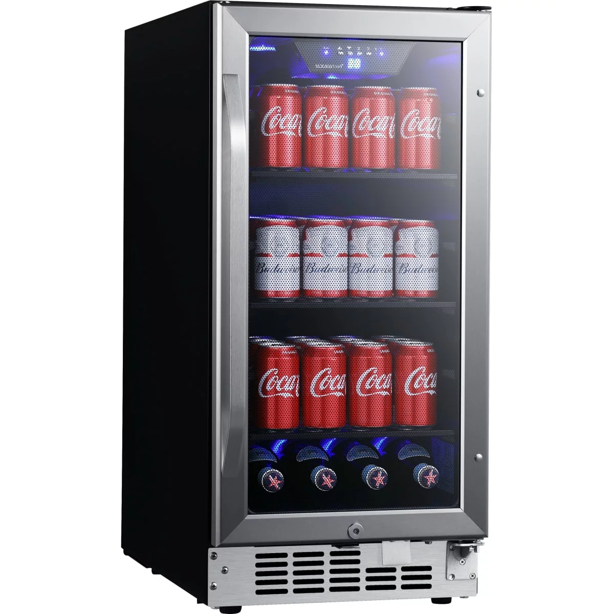 Edgestar Cbr1502sg 24″ Wide 142 Can Built-In Beverage Cooler – Stainless Steel