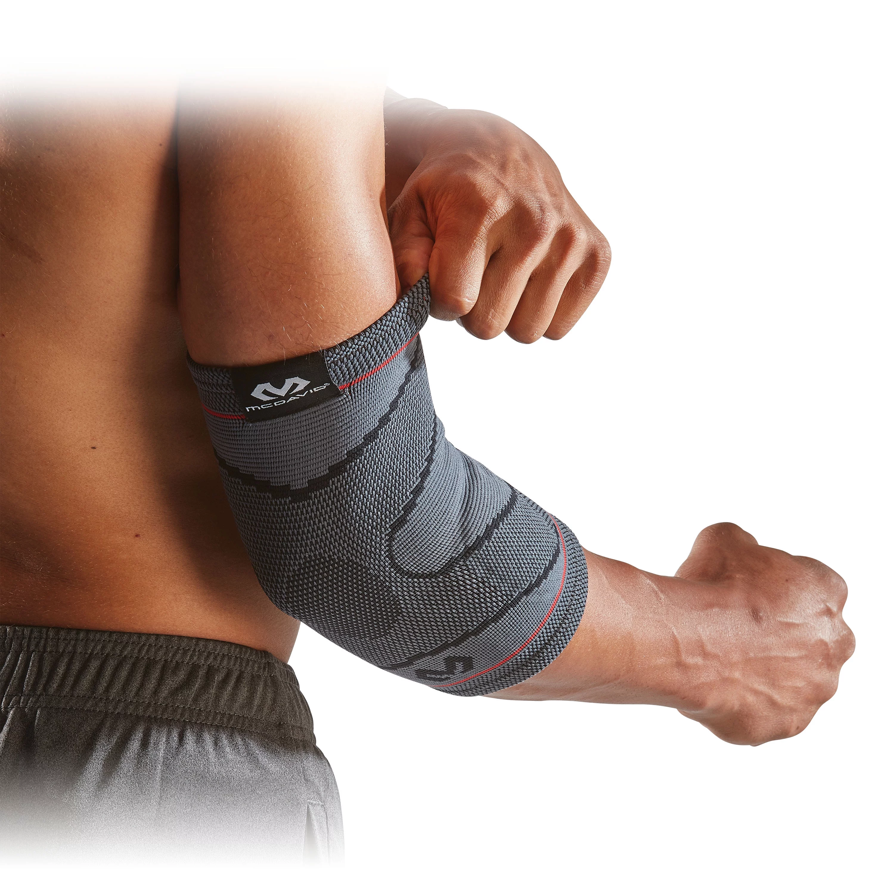 McDavid Elbow Compression Knit Sleeve W/Gel Buttress L/XL