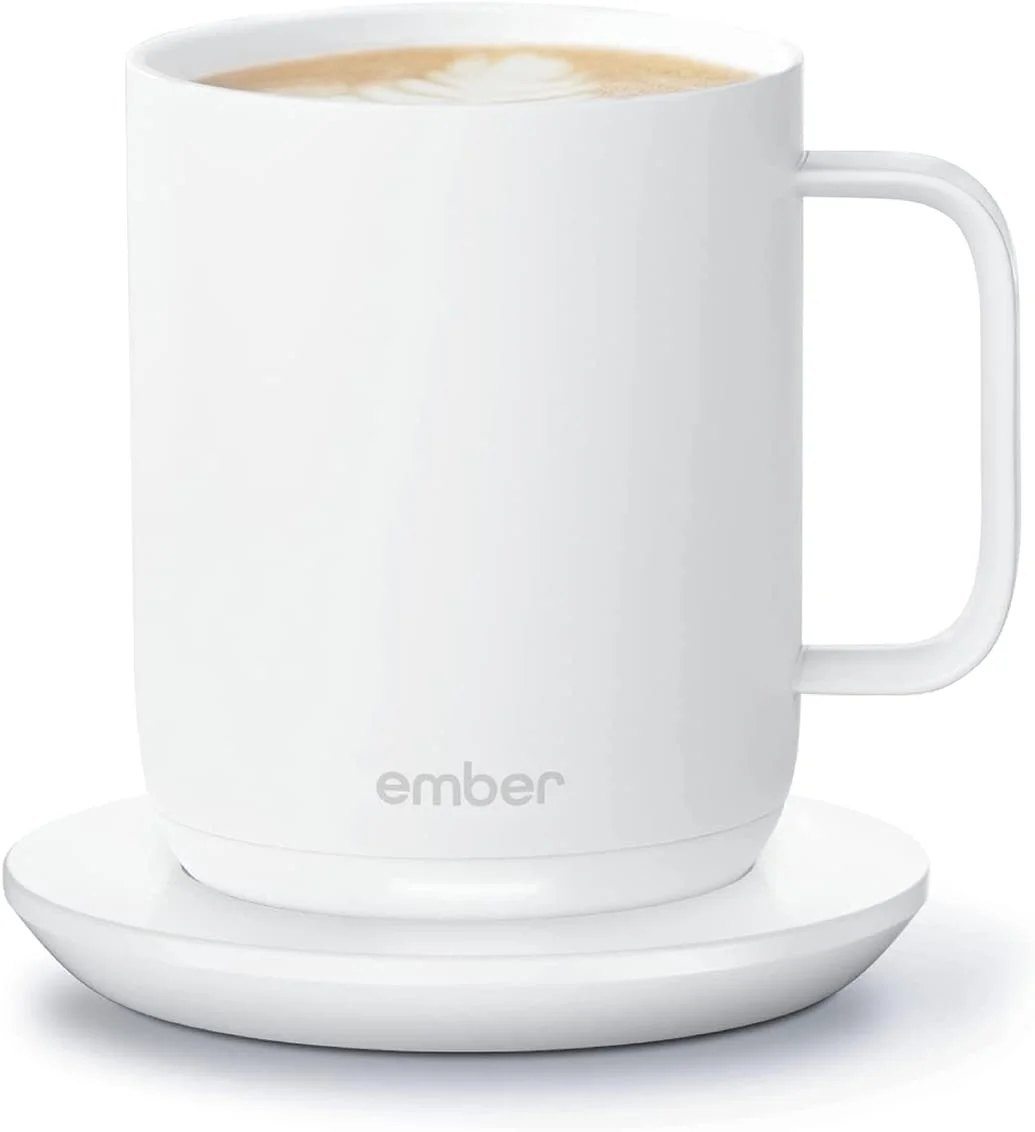 Ember Temperature Control Smart Mug 2 14 oz Black 80 min. Battery Life – App Controlled Heated Coffee Mug – Improved Design