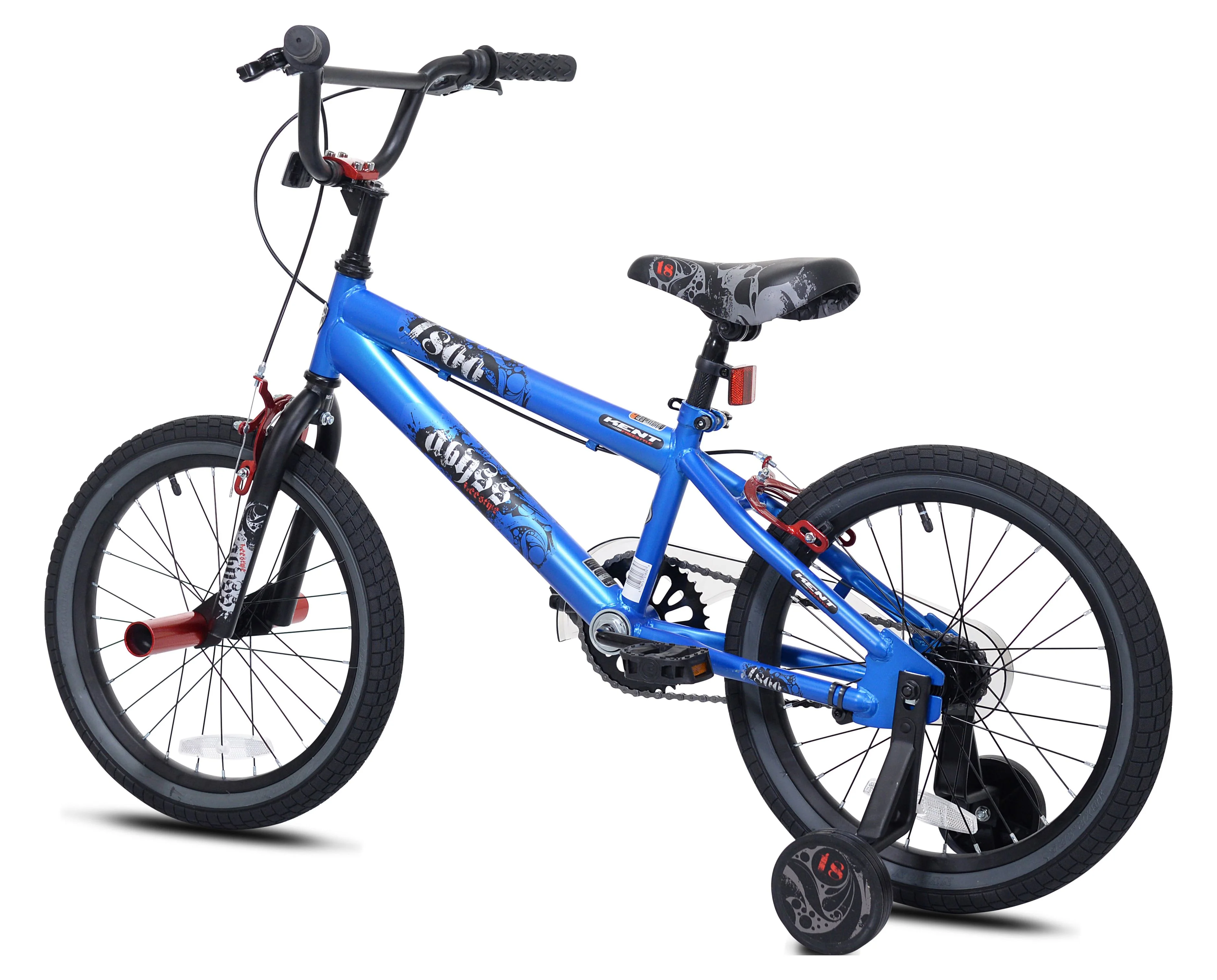 Kent Bicycle 18-inch Abyss Boy’s Freestyle BMX Bicycle, Blue