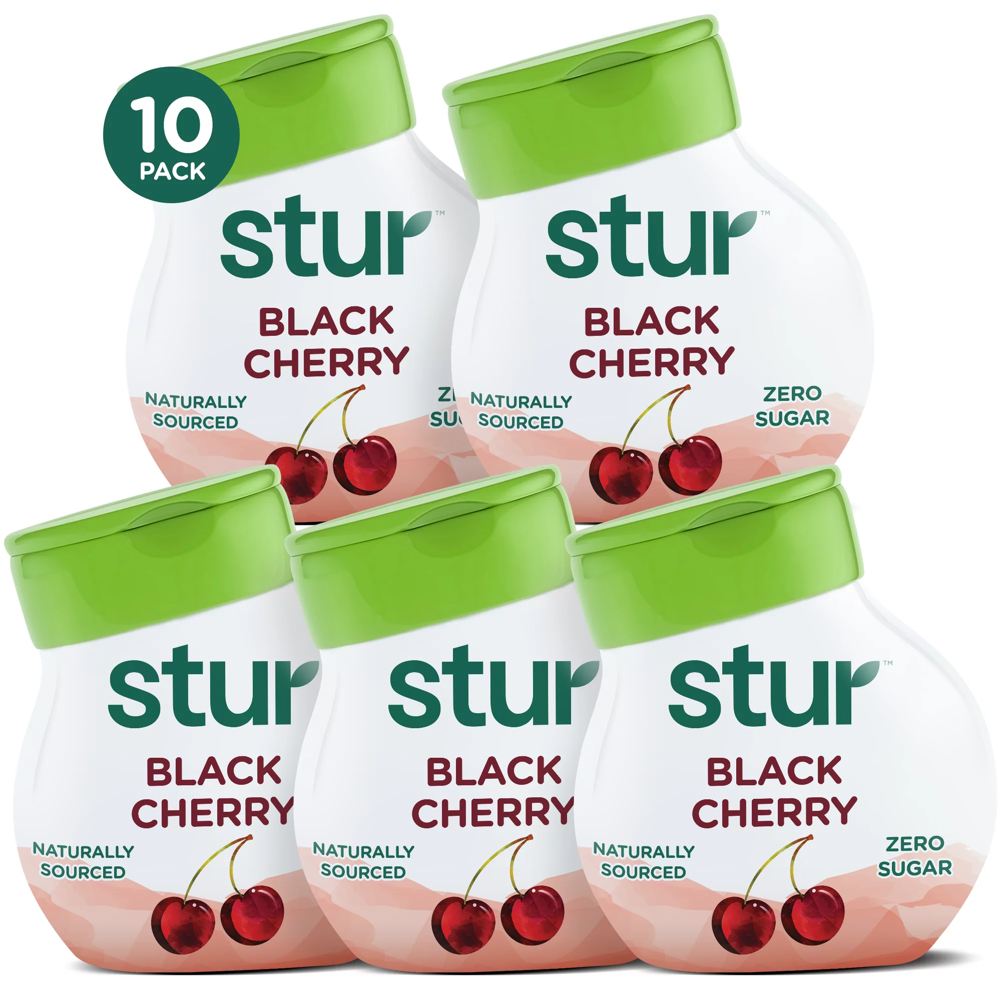 Stur – Blue & Blackberry, Liquid Water Enhancer Drink Mix, 1.62 fl oz Bottle (10 Pack)