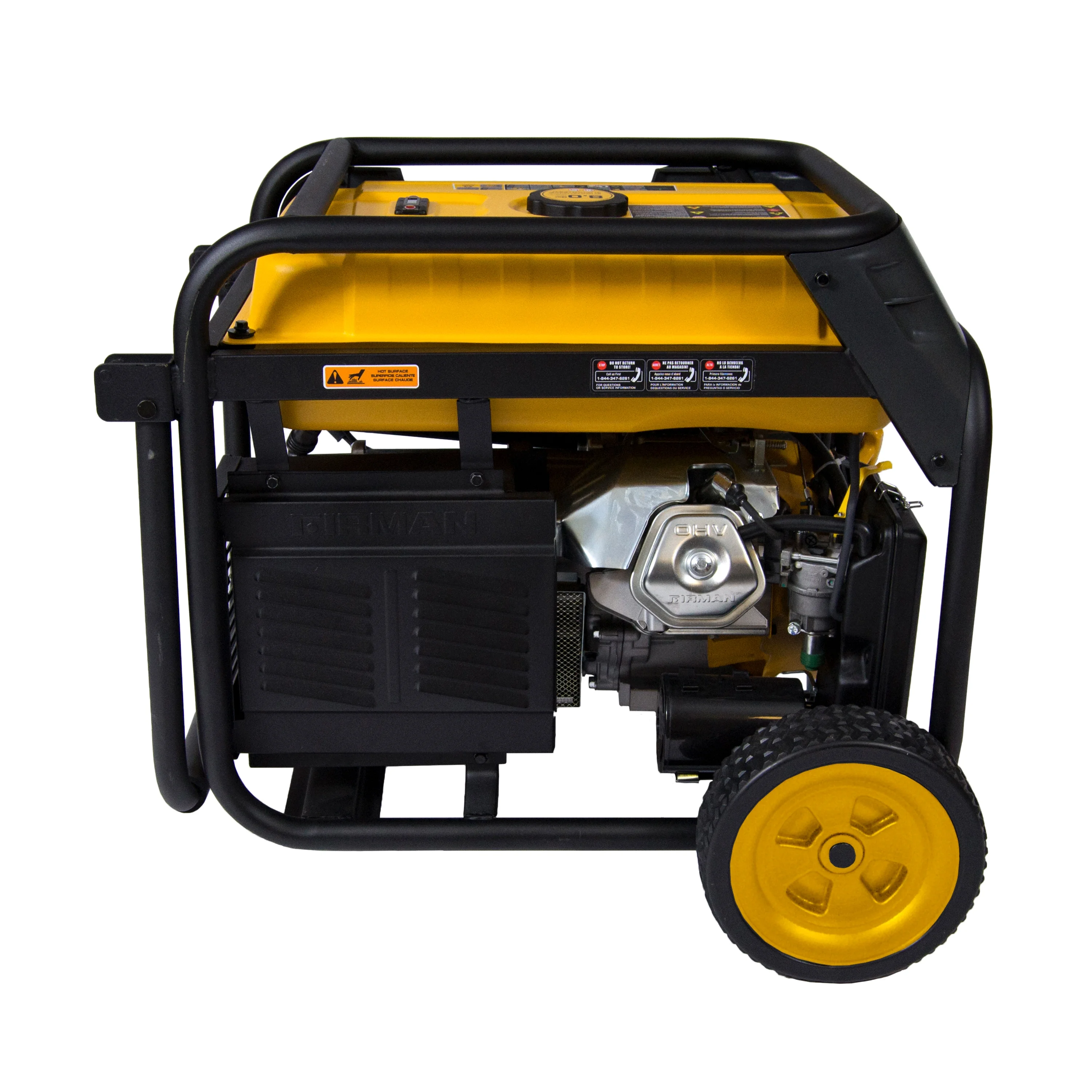 Firman H08051 10,000/8,000 Watt Dual Fuel Electric Start Generator, CARB