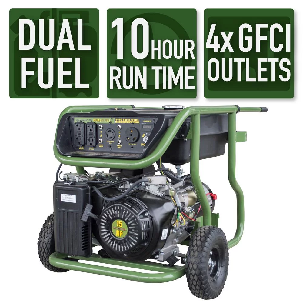 Sportsman 9000 Watt Dual Fuel Generator, Not CARB Compliant