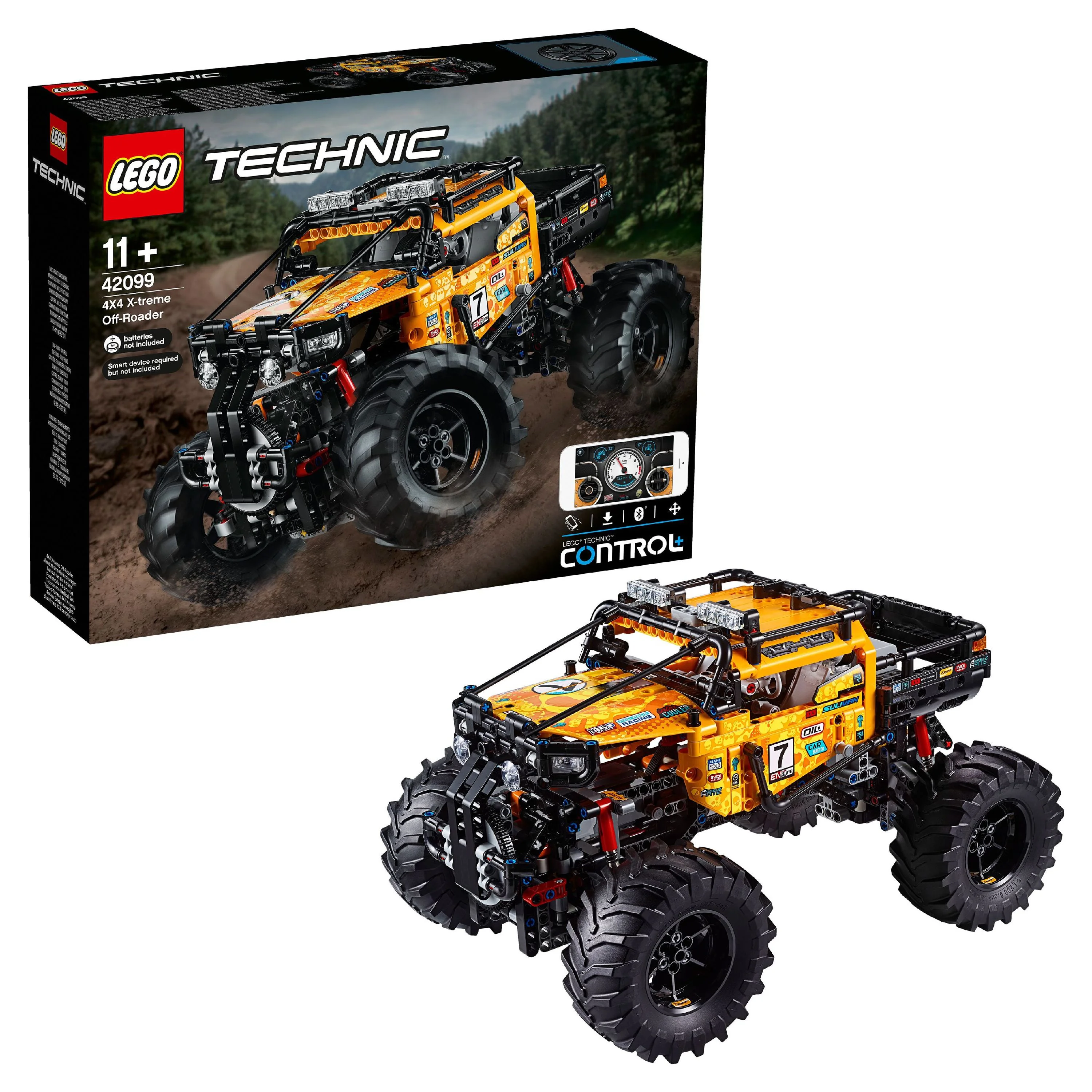 LEGO Technic 4X4 X-treme Off-Roader 42099 STEM Toy Truck Model (958 Pieces)