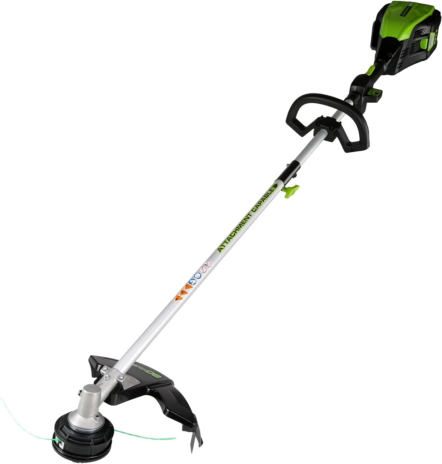 Open Box Greenworks PRO 16″ 80V Cordless String Trimmer Battery Not Included – Green